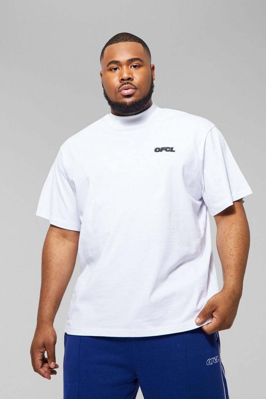White Plus Loose Fit Ofcl Panel T-shirt image number 1