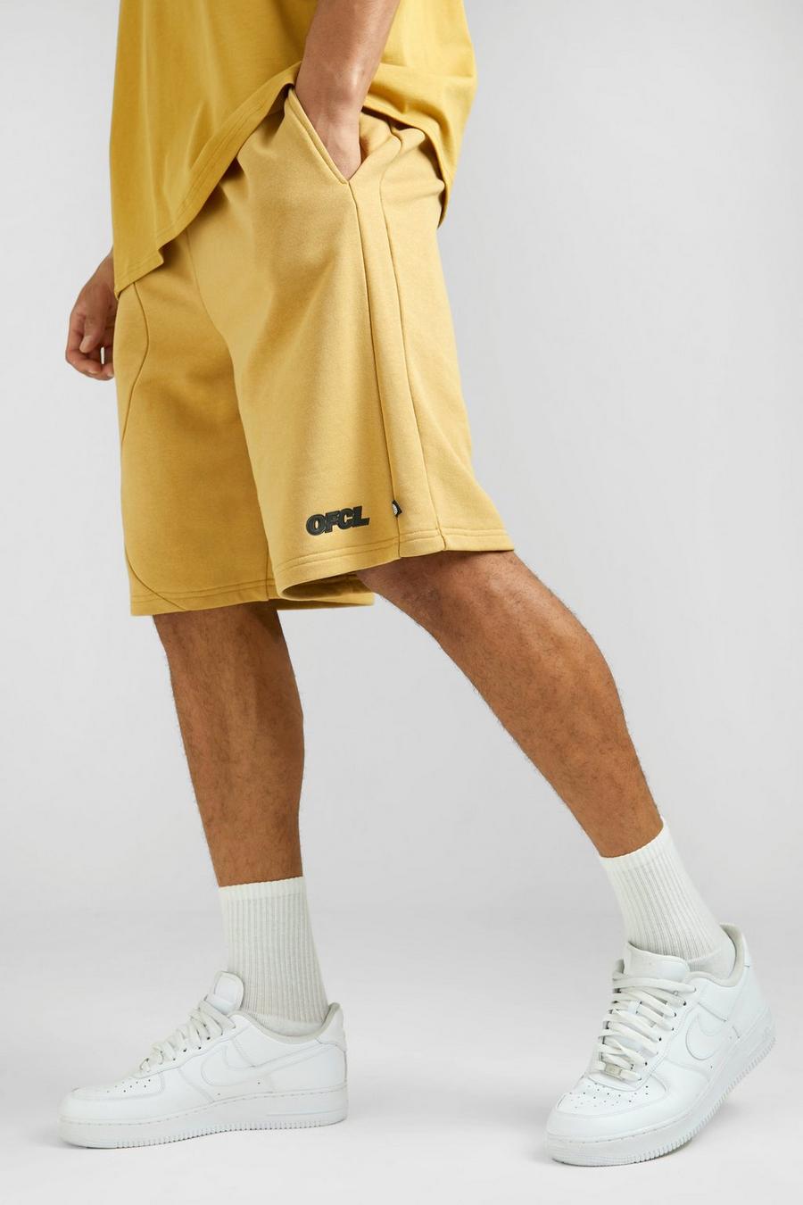 Taupe Tall Ofcl Jersey Basketbal Shorts image number 1