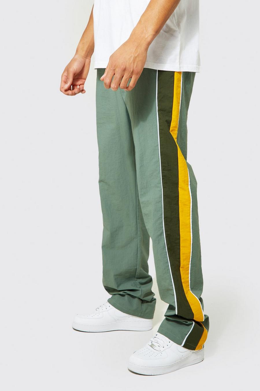 Sage Tall Relaxed Side Panel Peached Shell Trouser image number 1