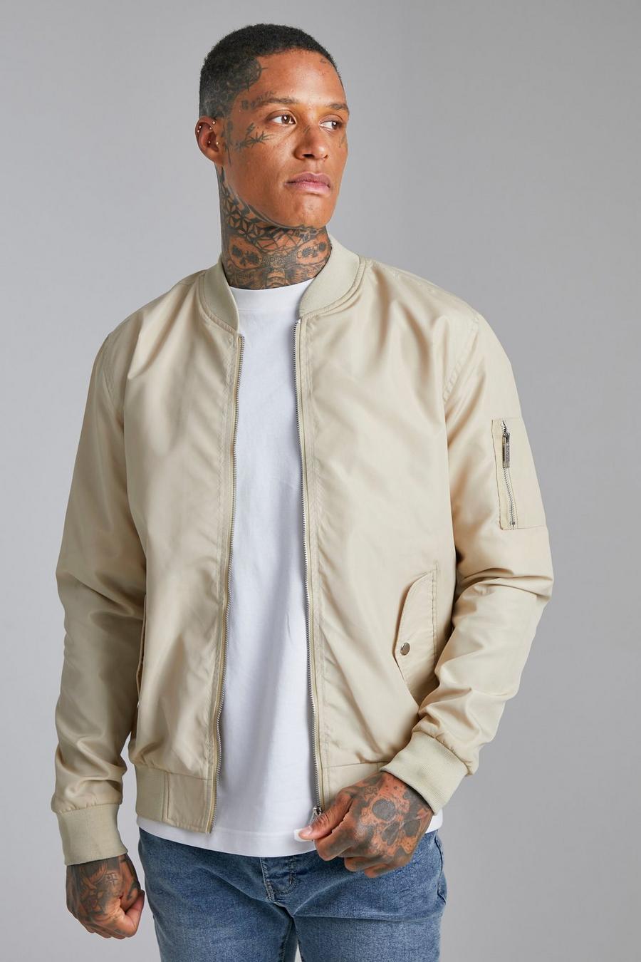 Ecru white Ma1 Bomber image number 1