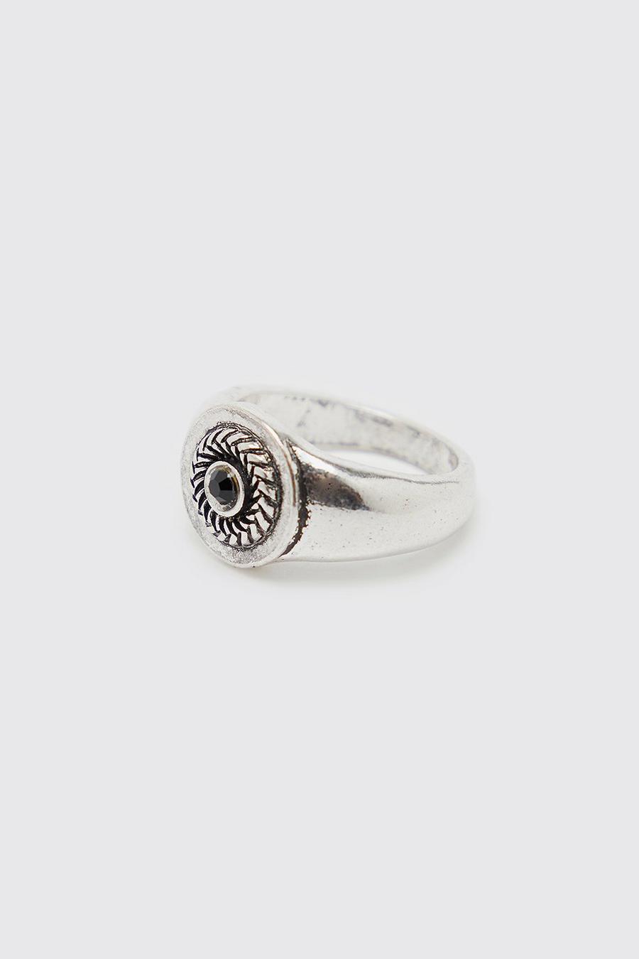Silver Double Detail Ring