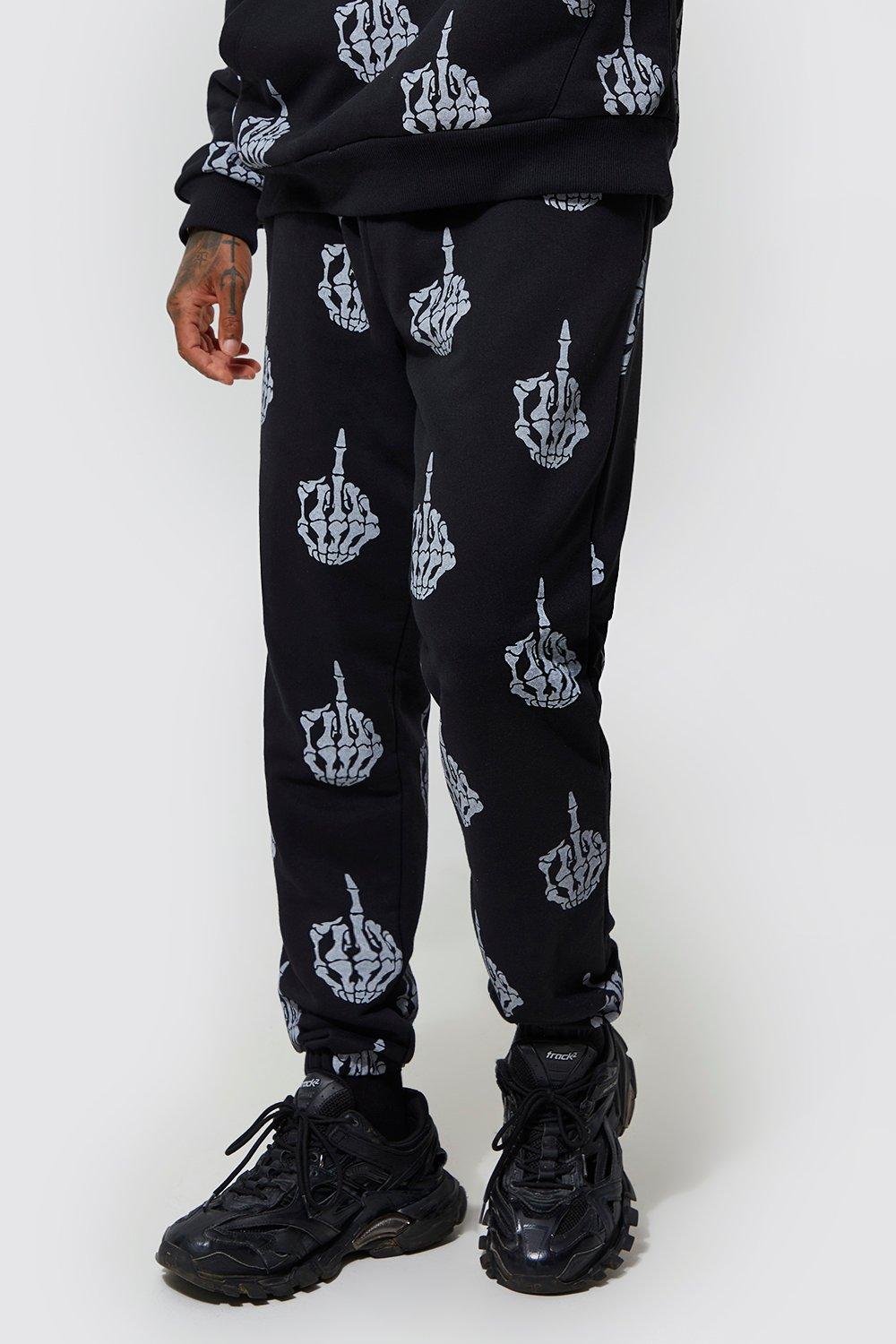 skeleton tracksuit bottoms