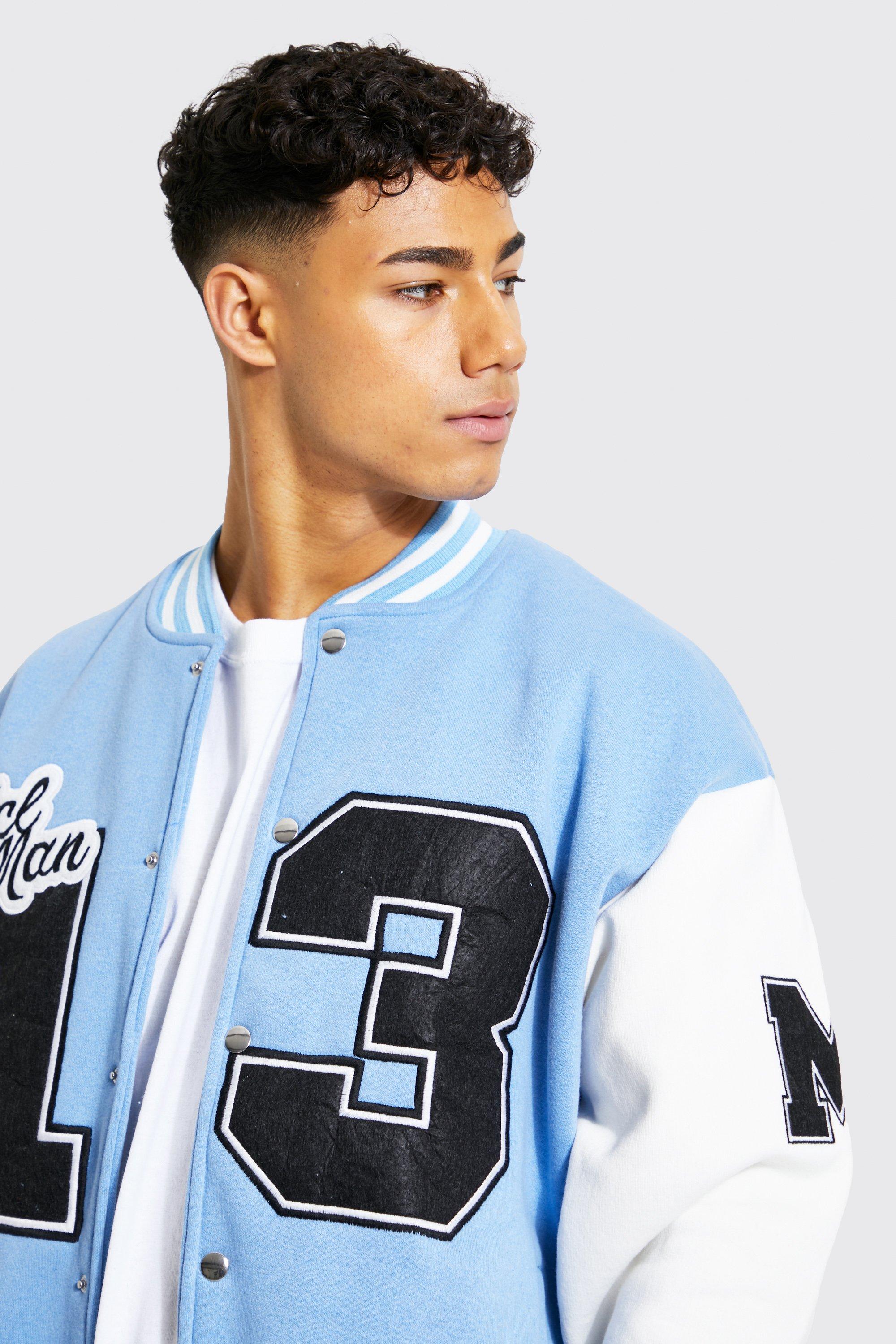 boohoo Men's Varsity Bomber Jacket