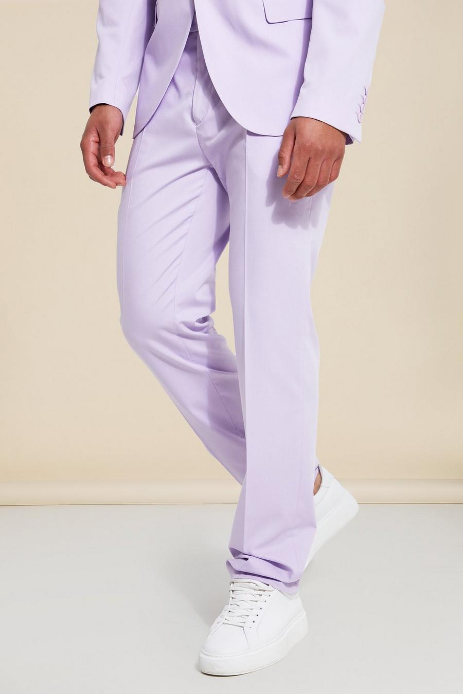 Lilac Tall Slim Fit Pantalons image number 1