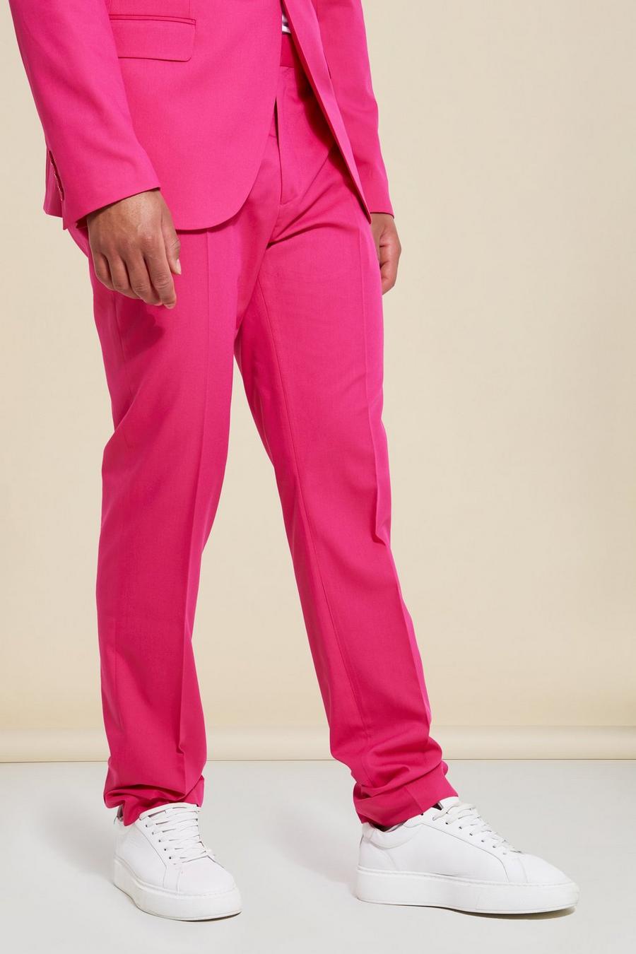 Pink rosa Tall Slim Suit Trouser