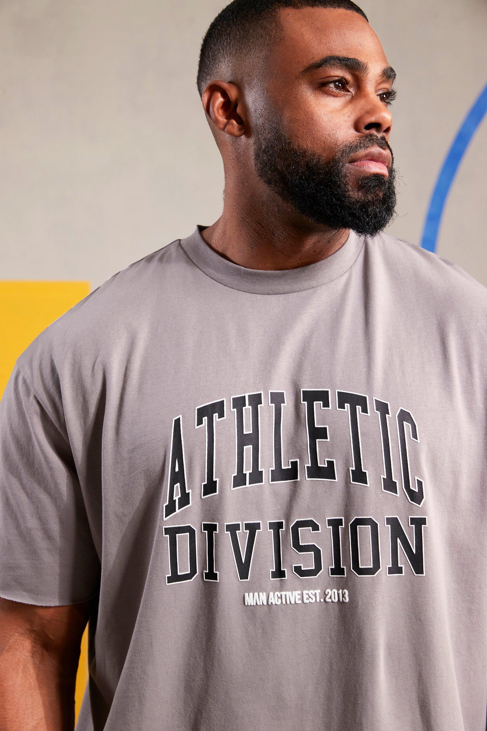 Man Active Gym Athletic Oversized T Shirt