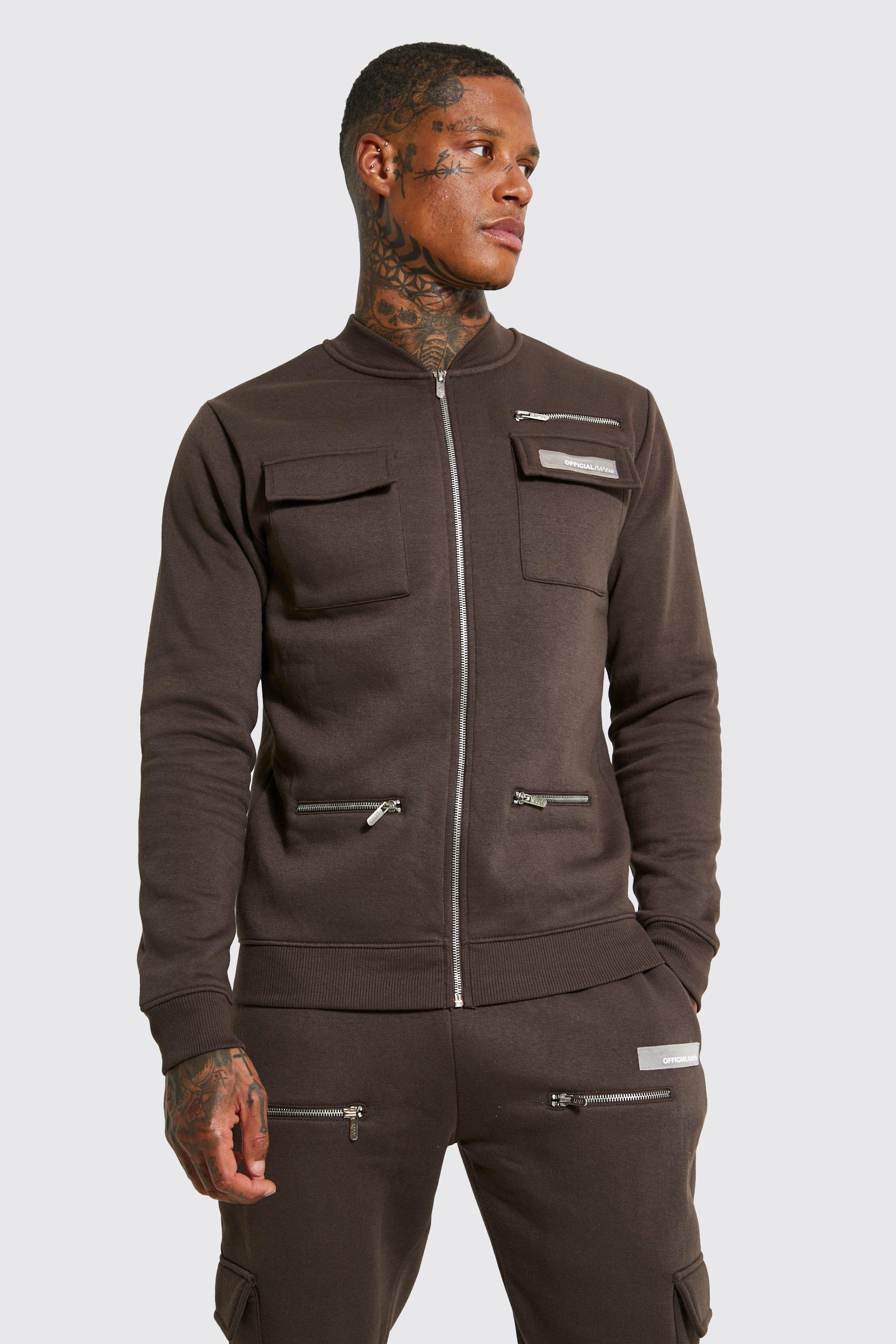 Mens cheap bomber tracksuit