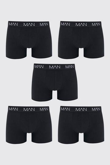 5 Pack Man Trunks black