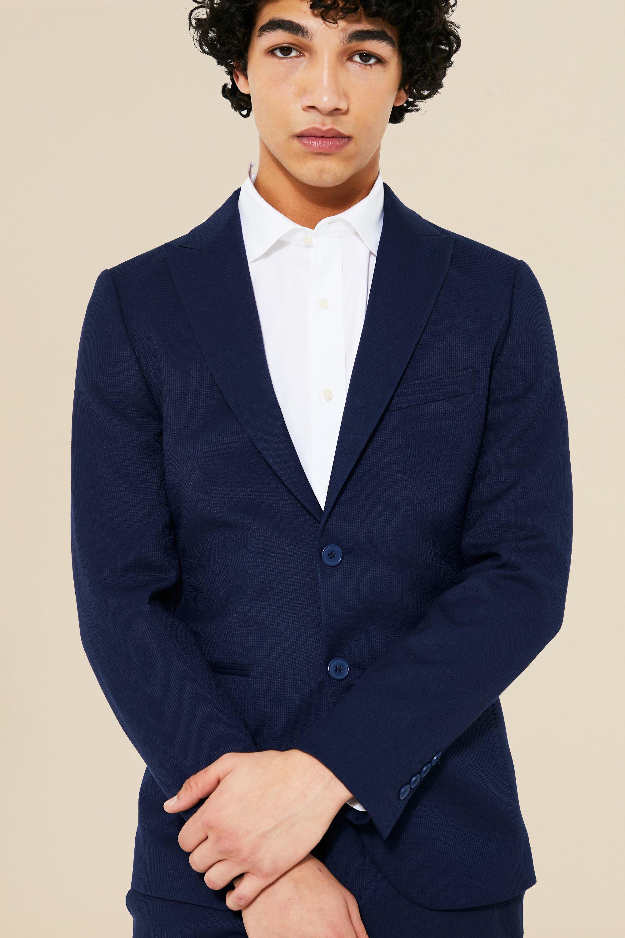 Navy seersucker jacket best sale