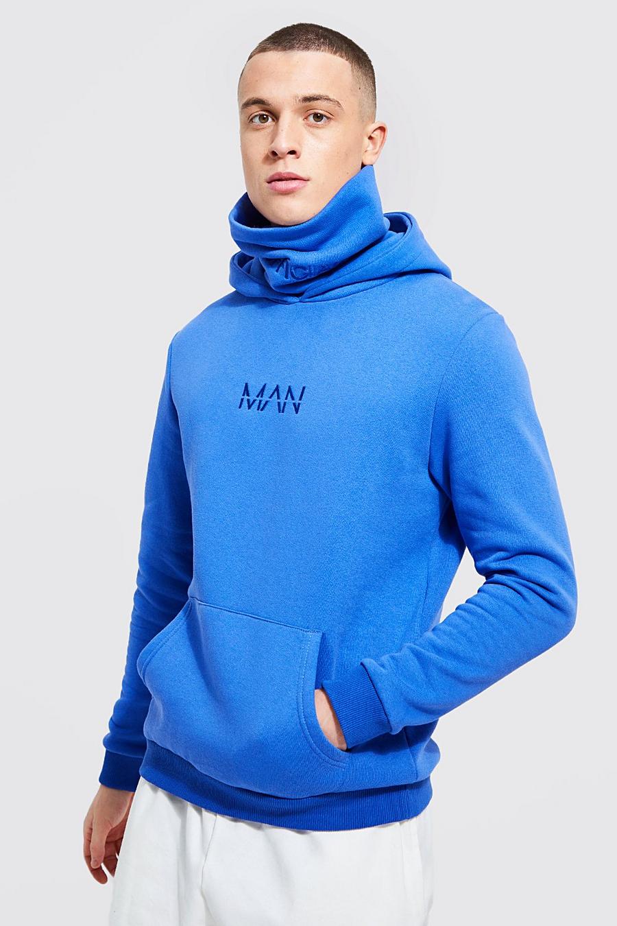 Cobalt Man Official Jersey Hoodie With Snood image number 1