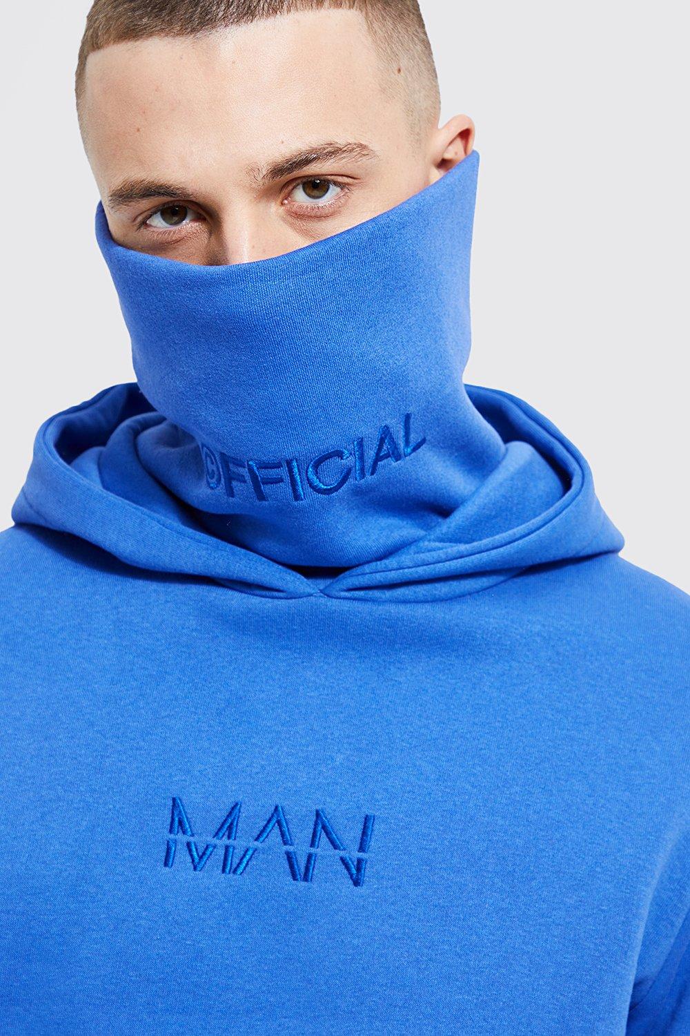 Man Official Jersey Hoodie With Snood