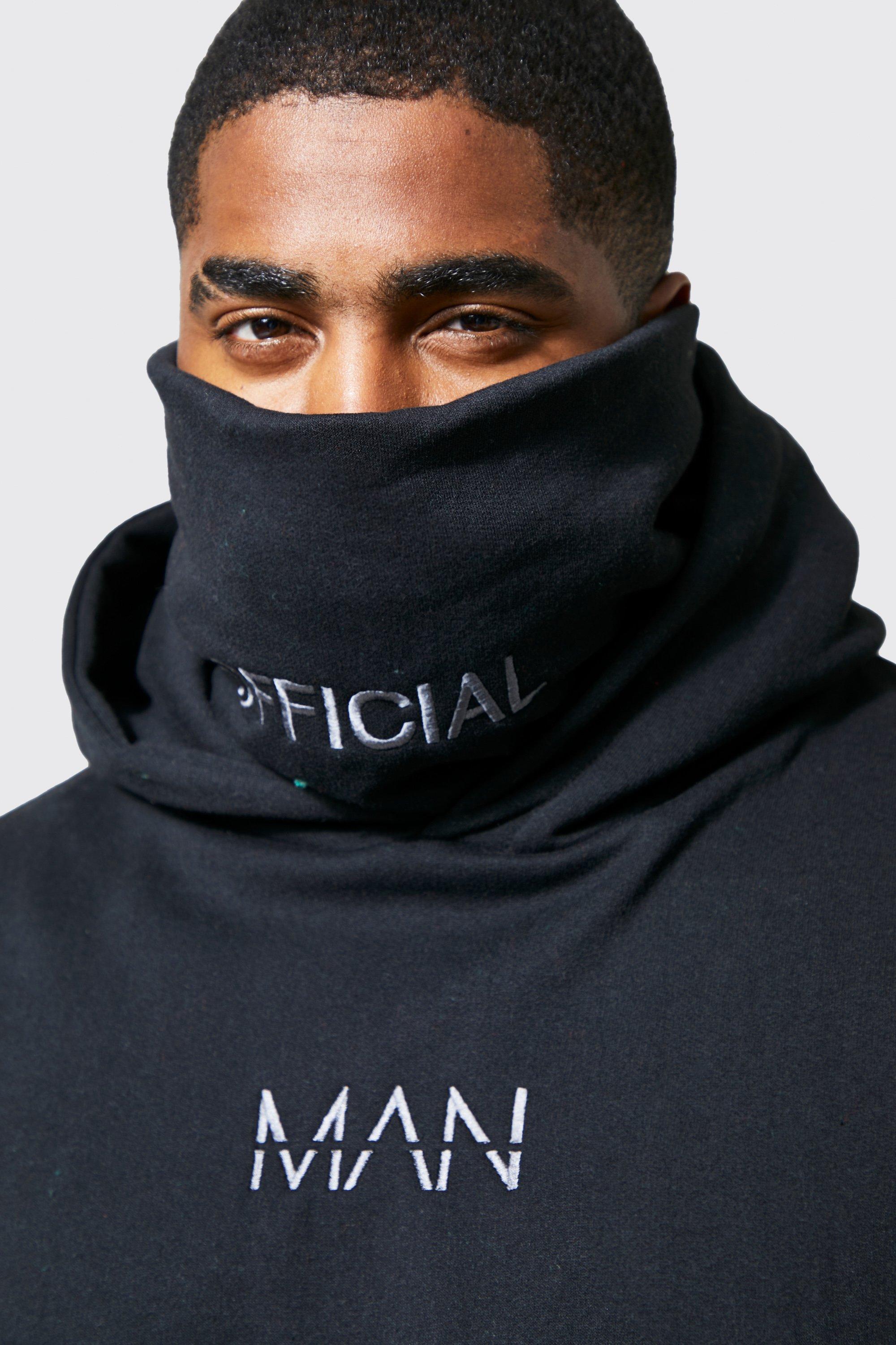 Plus Original Man Snood Hoodie boohoo