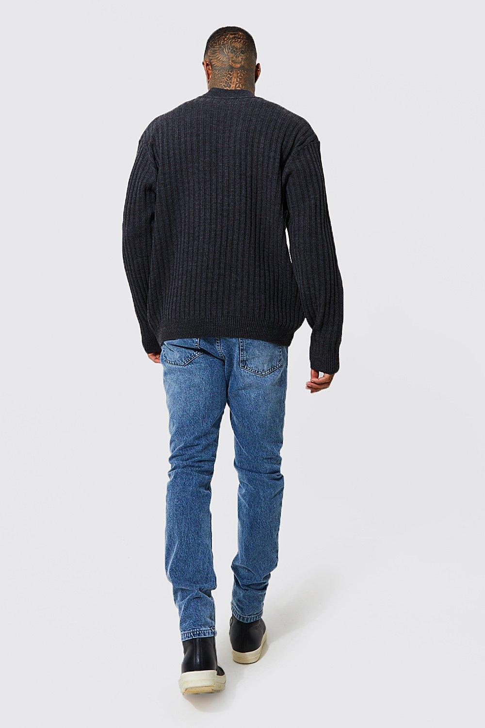 Oversized Cable Brushed Yarn Knitted Jumper