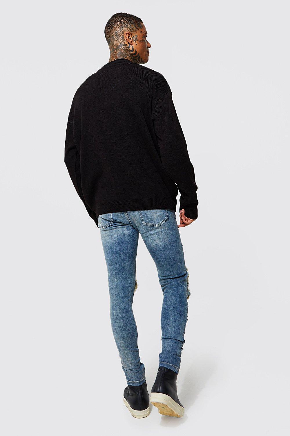 Black hotsell skinny jumper