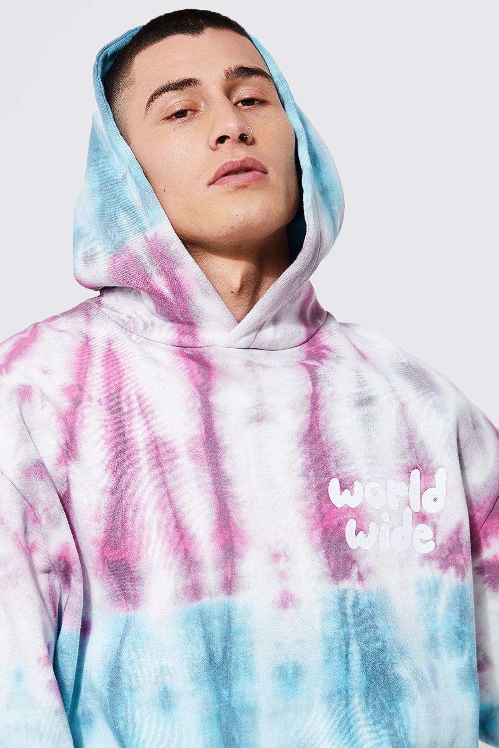 Tie dye best sale hoodie boohoo