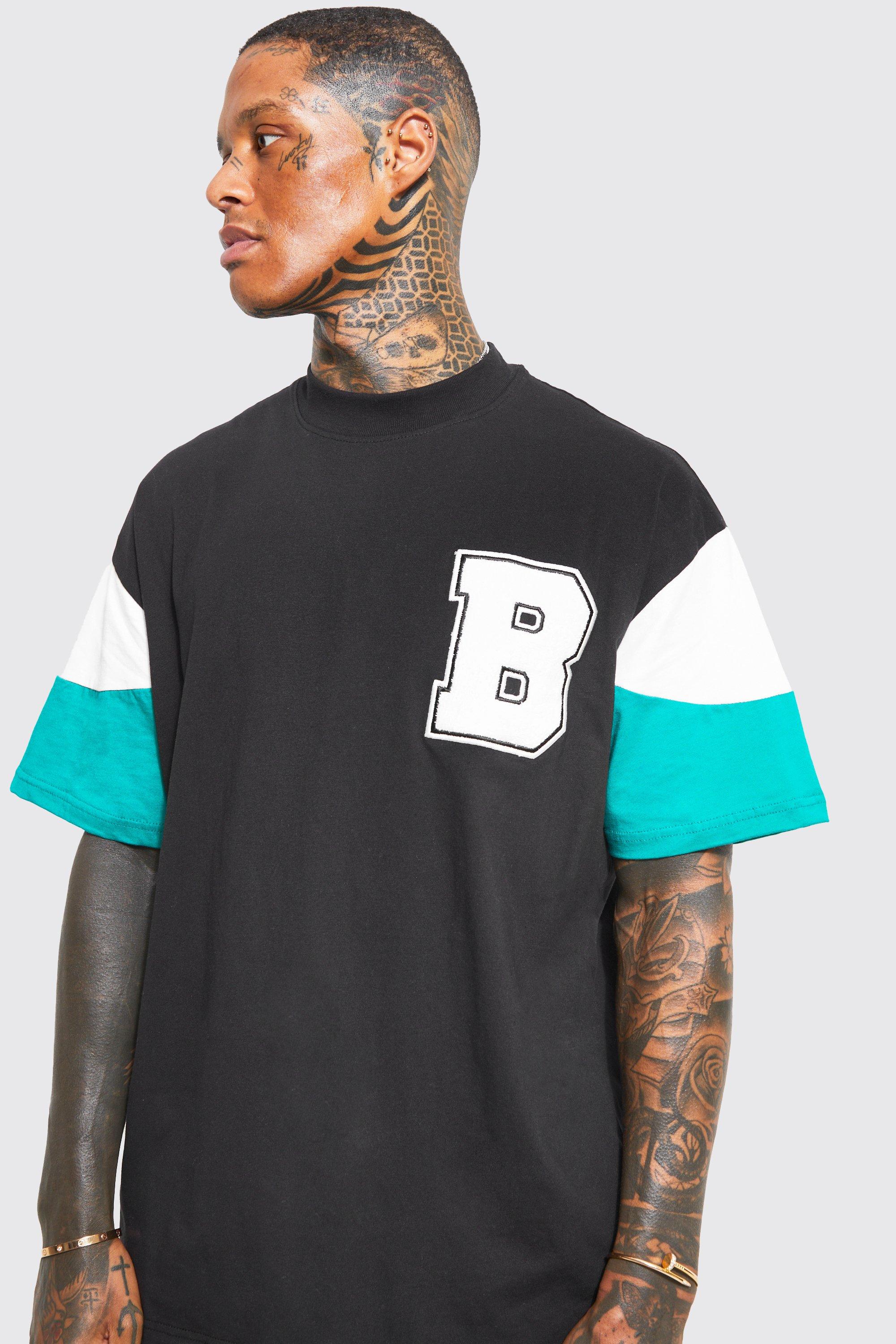 Colorblocked shirt discount