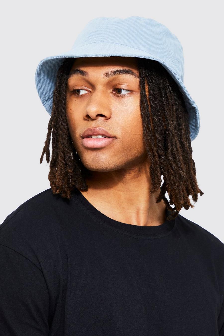 Blue Cord Bucket Hat image number 1