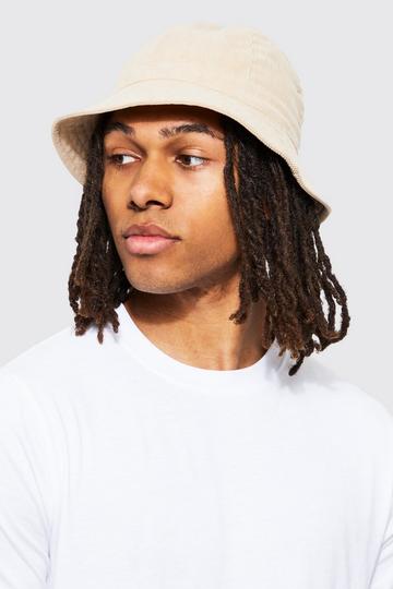 Cord Dome Bucket Hat camel