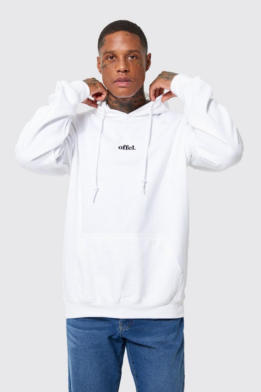 Oversize Offical Hoodie, White image number 1