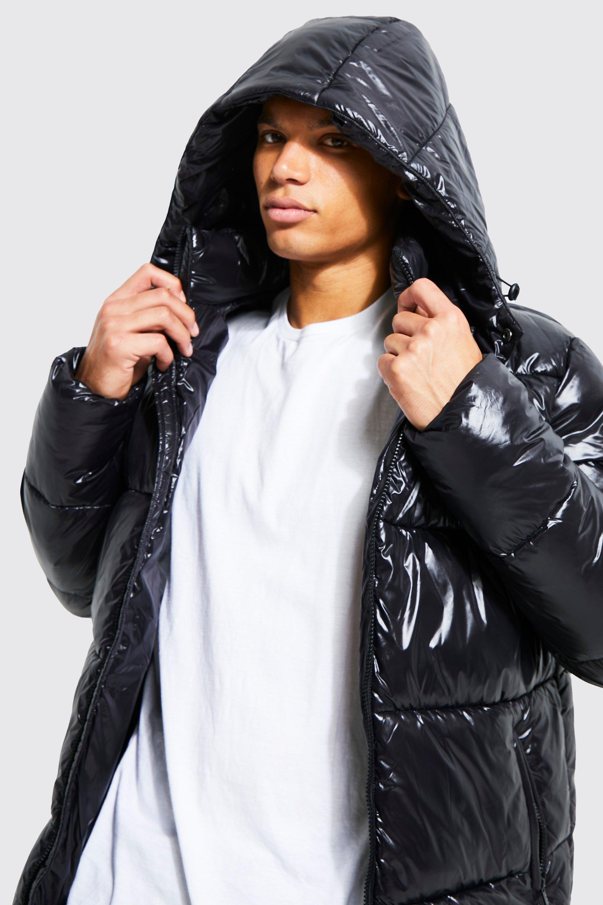 High shine 2025 puffer jacket boohoo