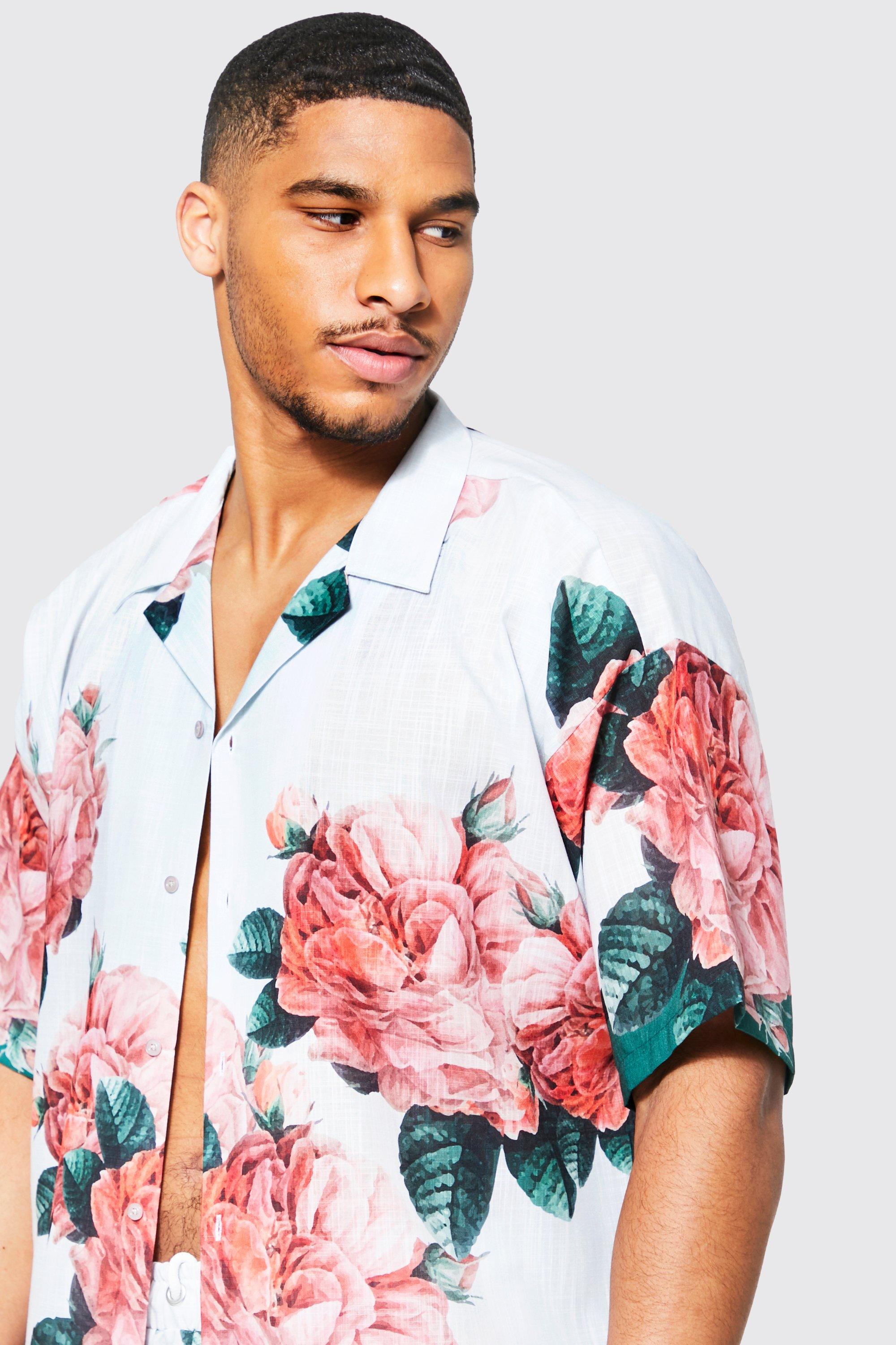 boohoo floral shirt