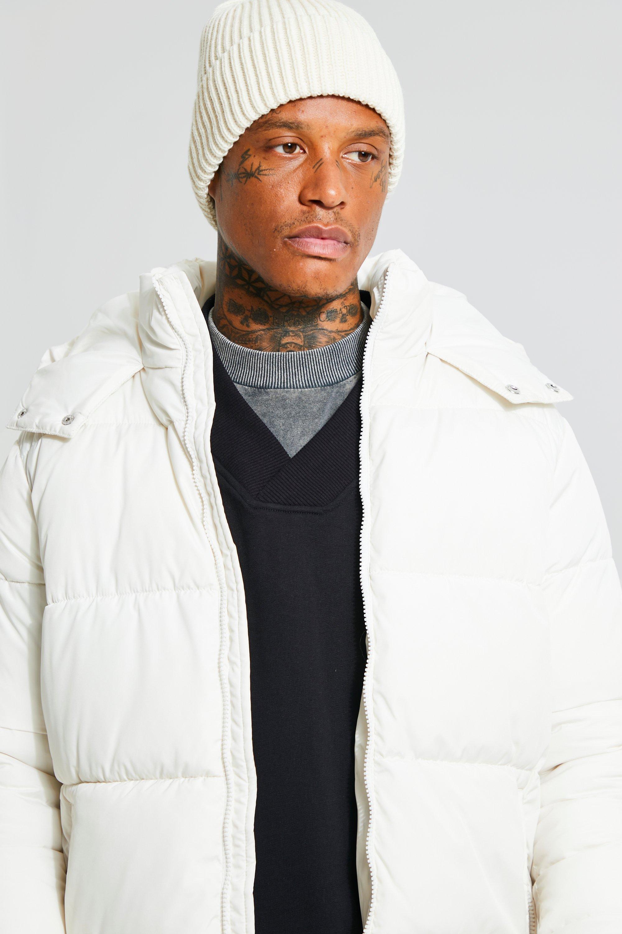 MenStyleWith Puffer Jacket - White EU 50 / US 40