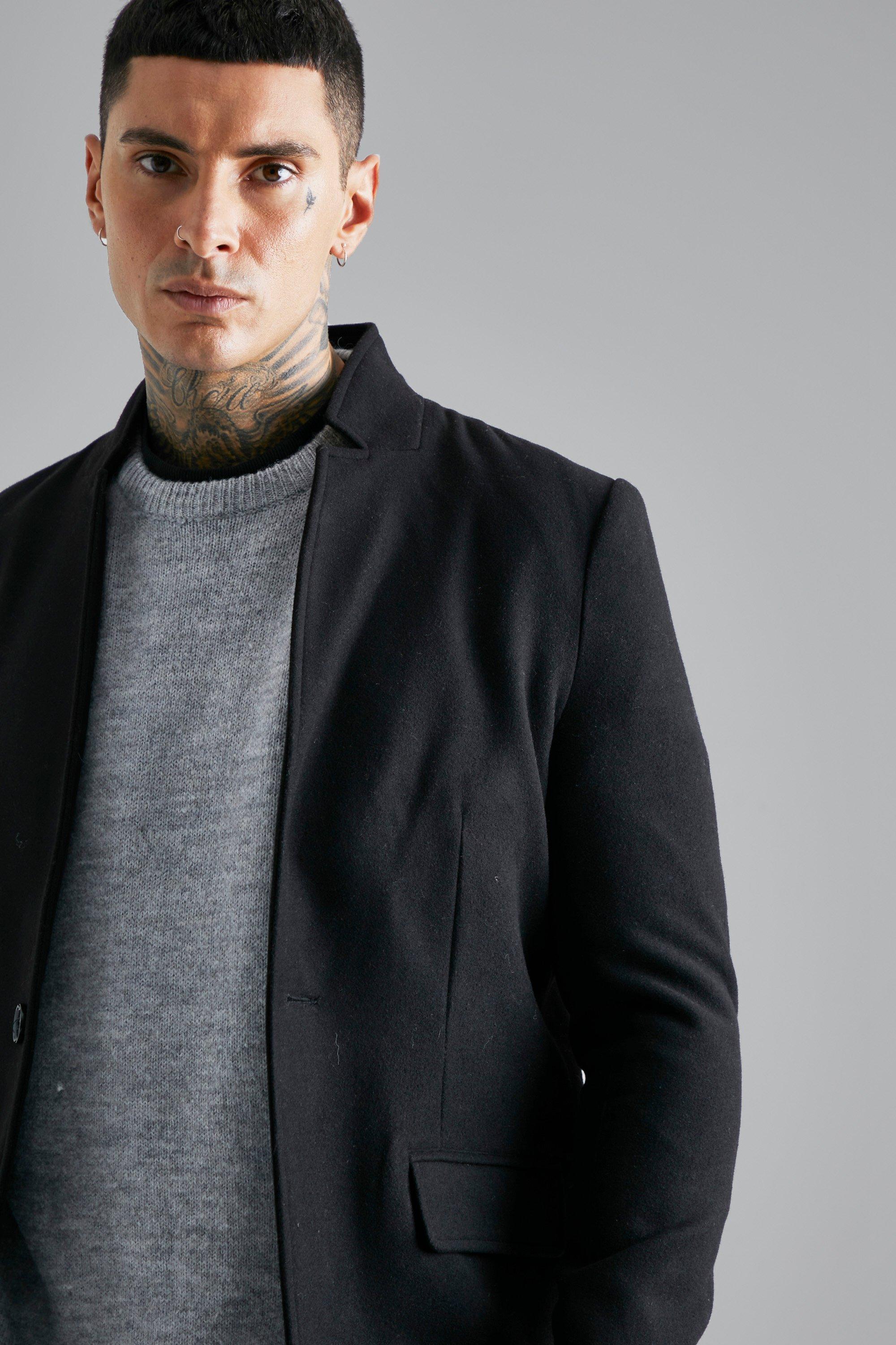 Men's stand up deals collar blazer