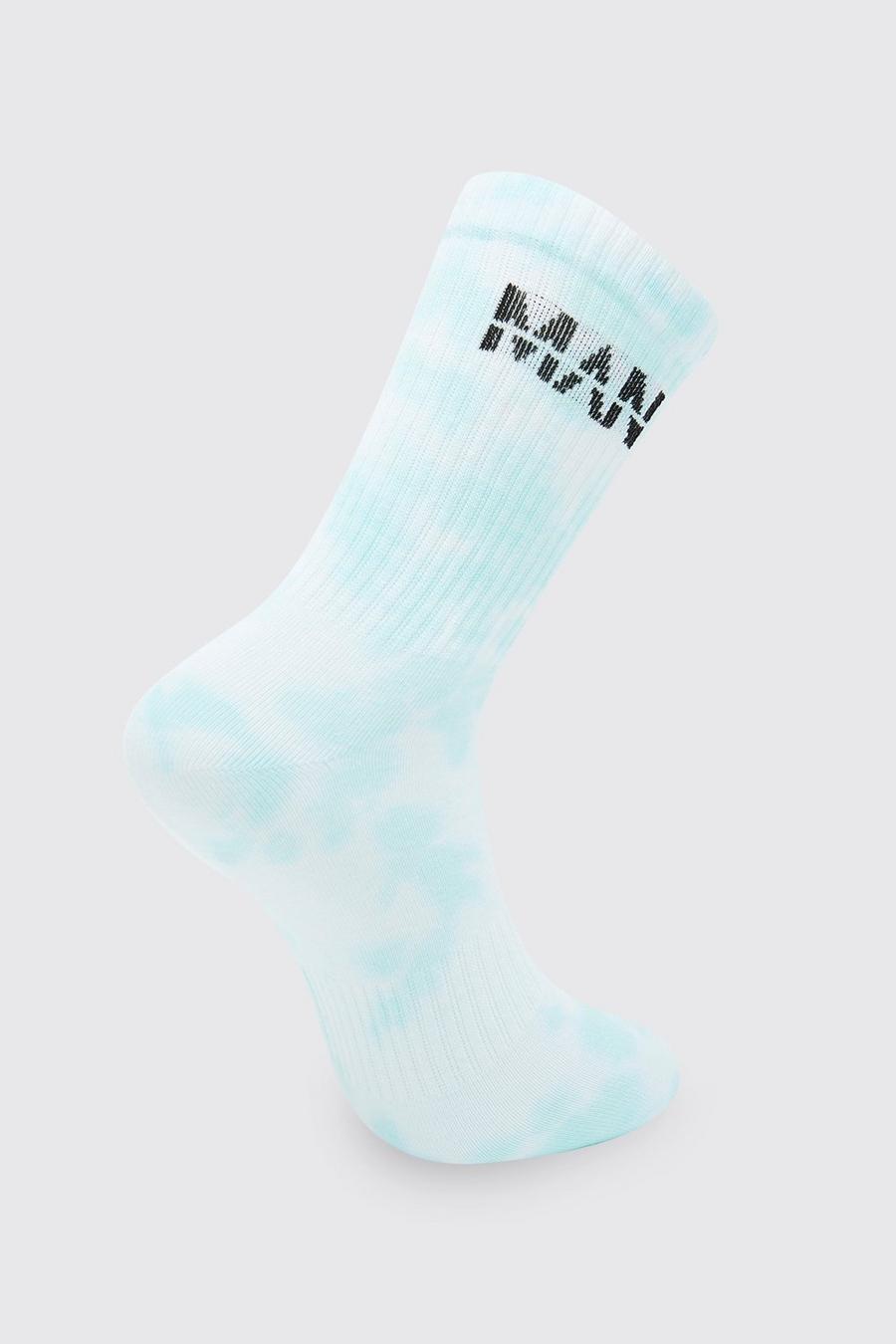 Chaussettes effet tie dye - MAN, Teal vert image number 1