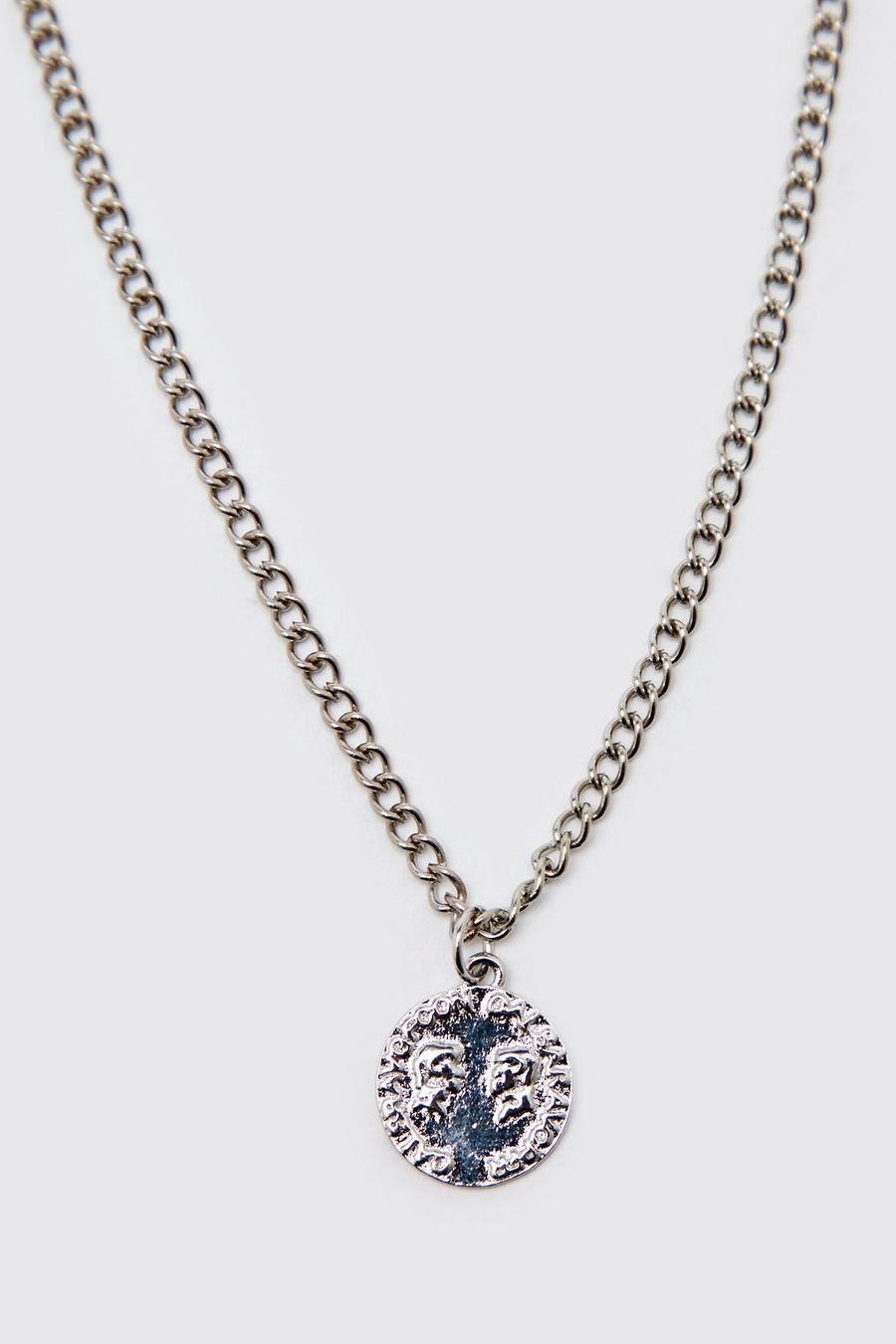 Silver Coin Necklace image number 1