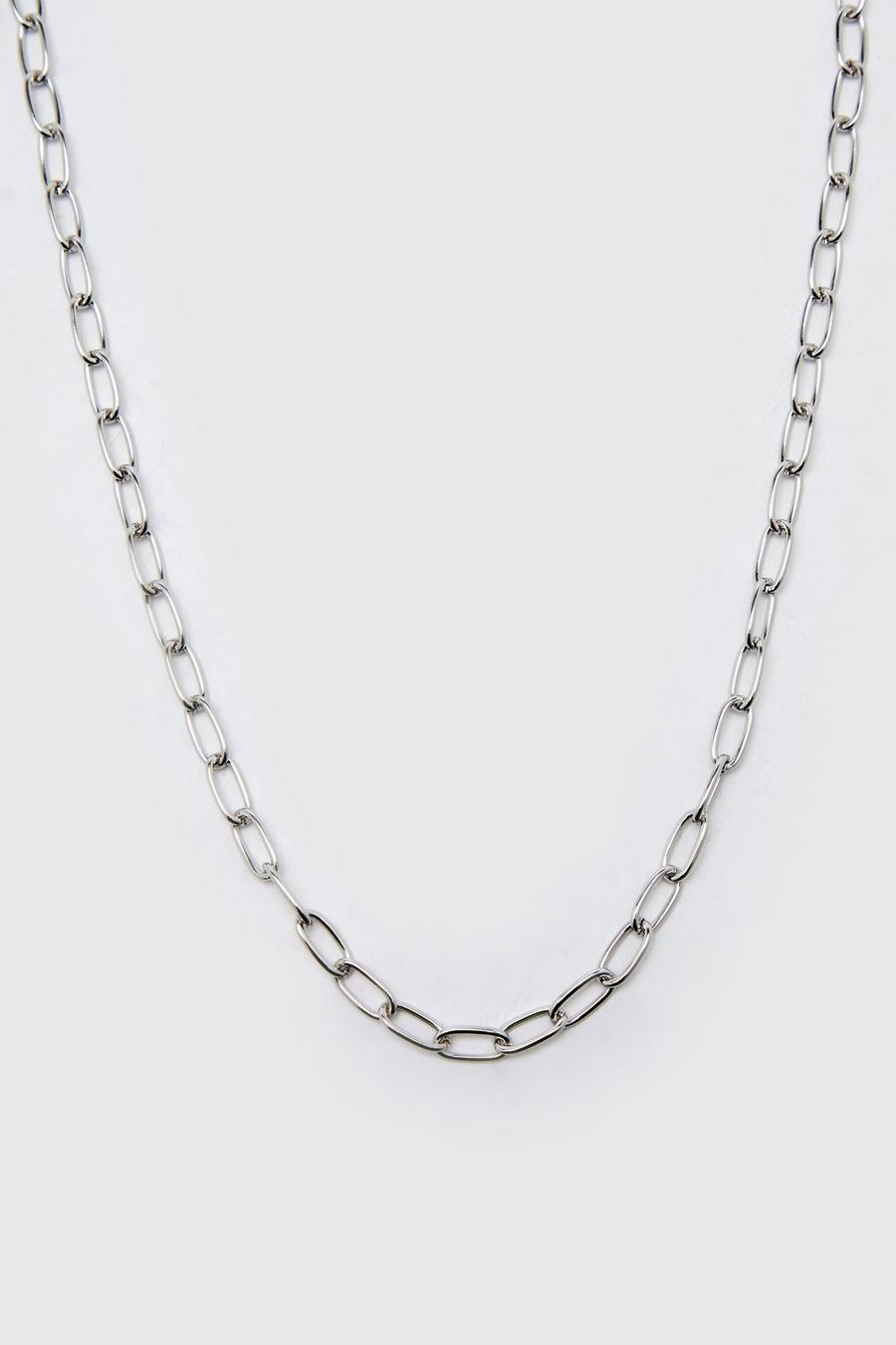 Silver Loose Chain Necklace