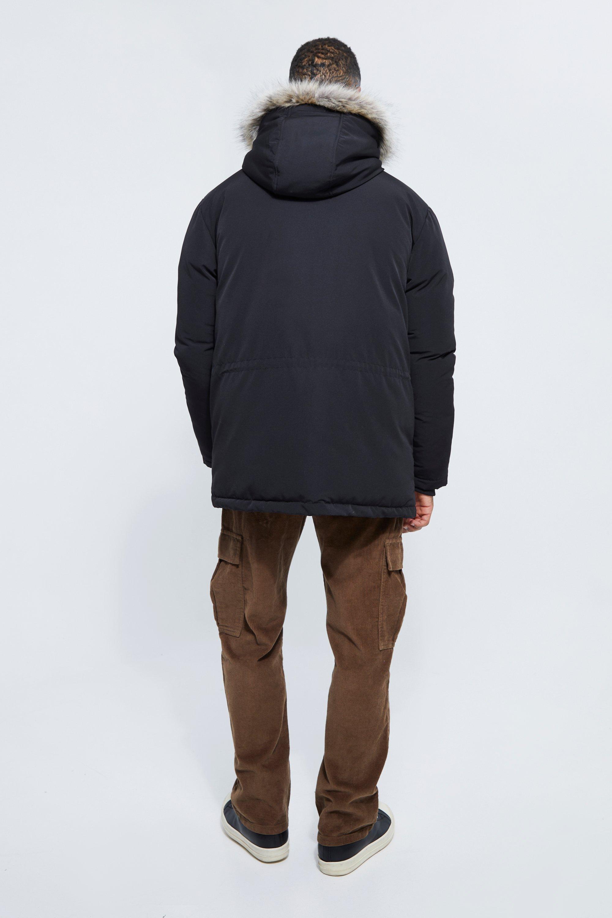 Boohoo mens outlet parka