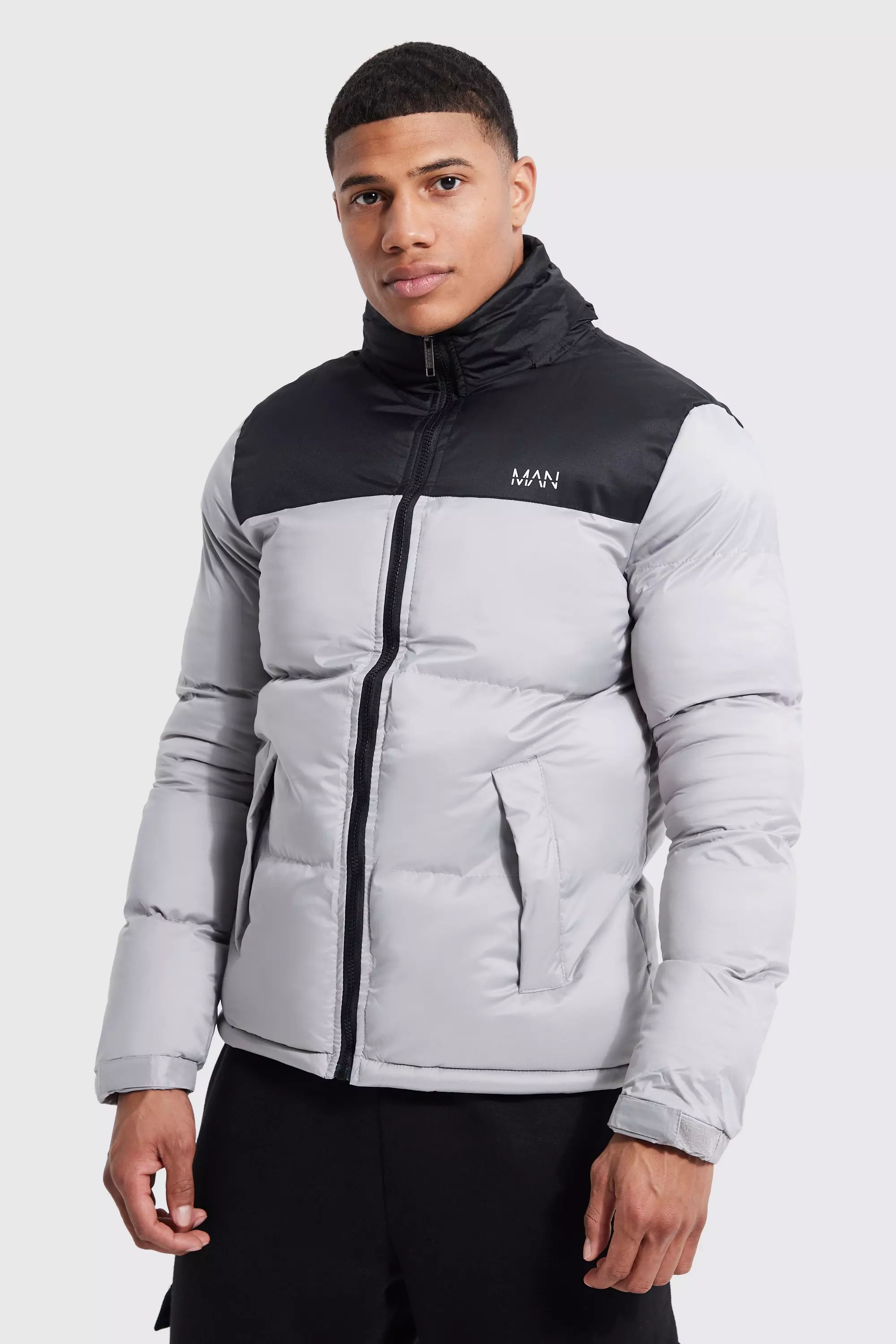 Kwd puffer jacket on sale reflective