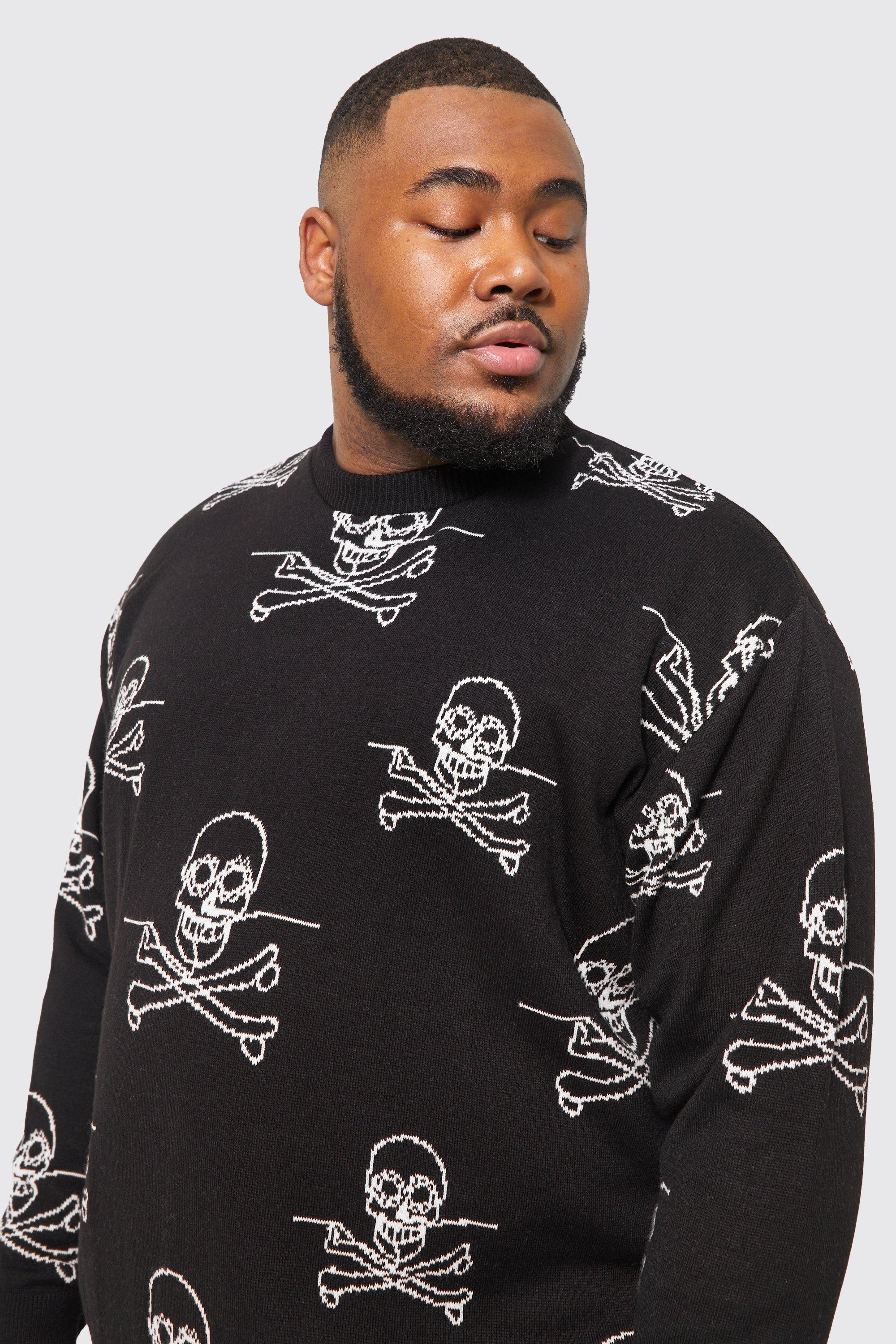 Graphic knitted online jumper