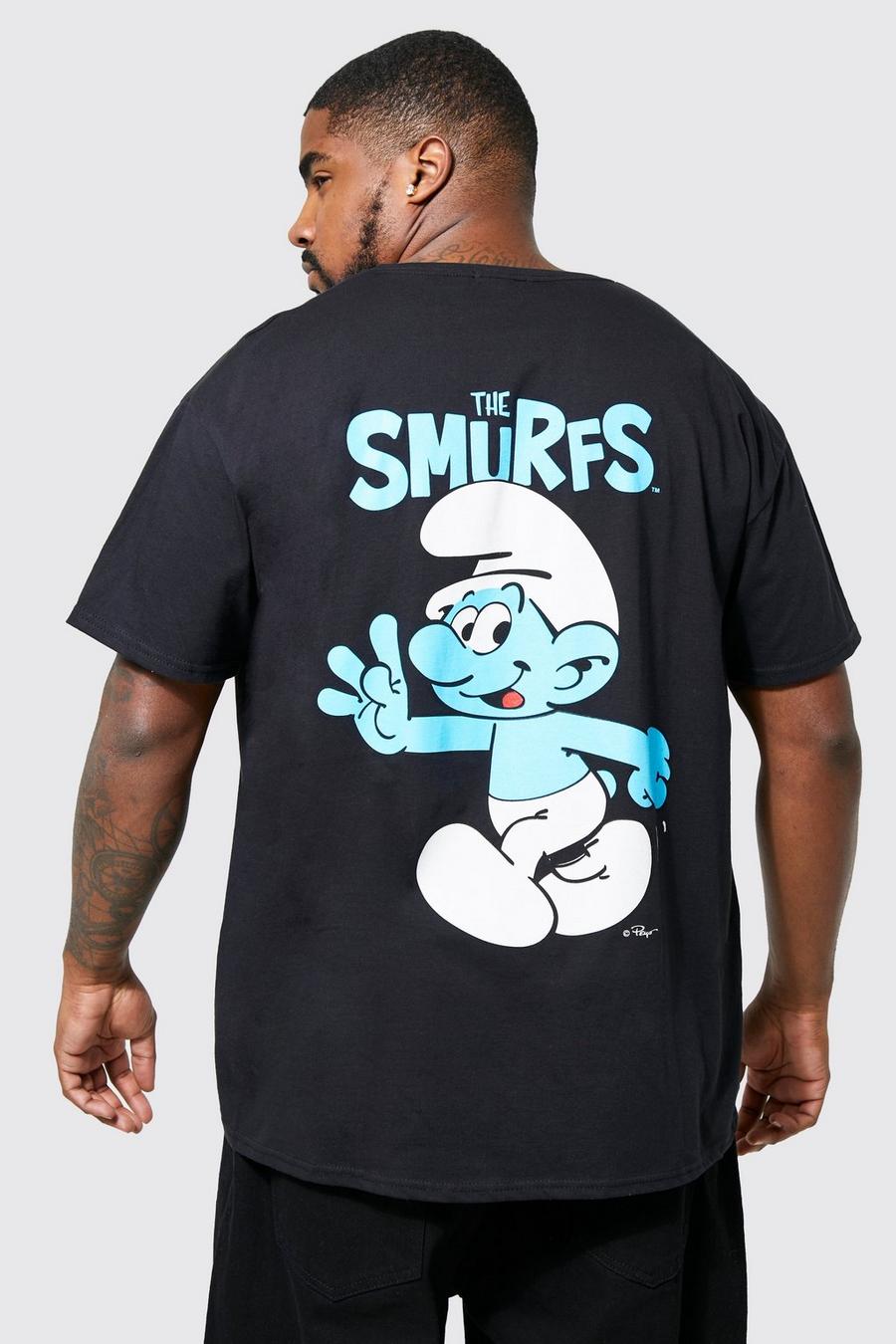 Seraph Diagnose Seasoning Plus Smurfs Back Print T-shirt | boohoo