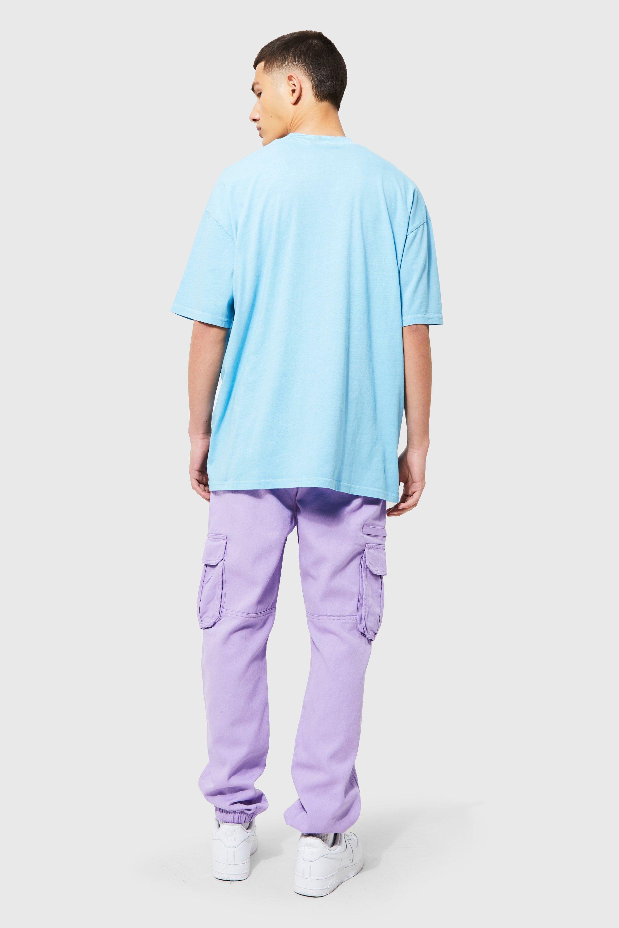 ripstop cargo pant unisex purple - STÜSSY - d — 2