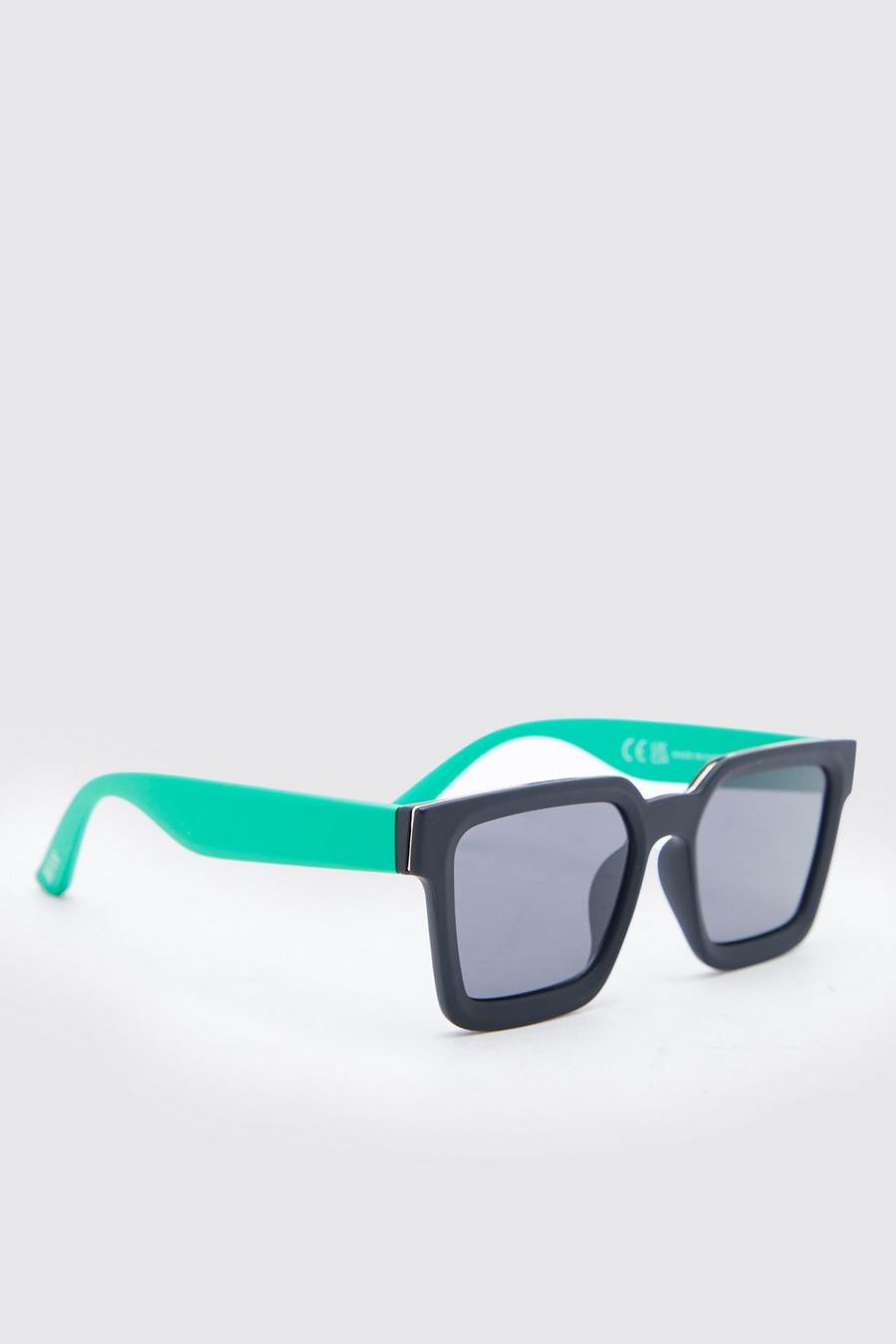 Multi Rubberised Chunky Sunglasses image number 1