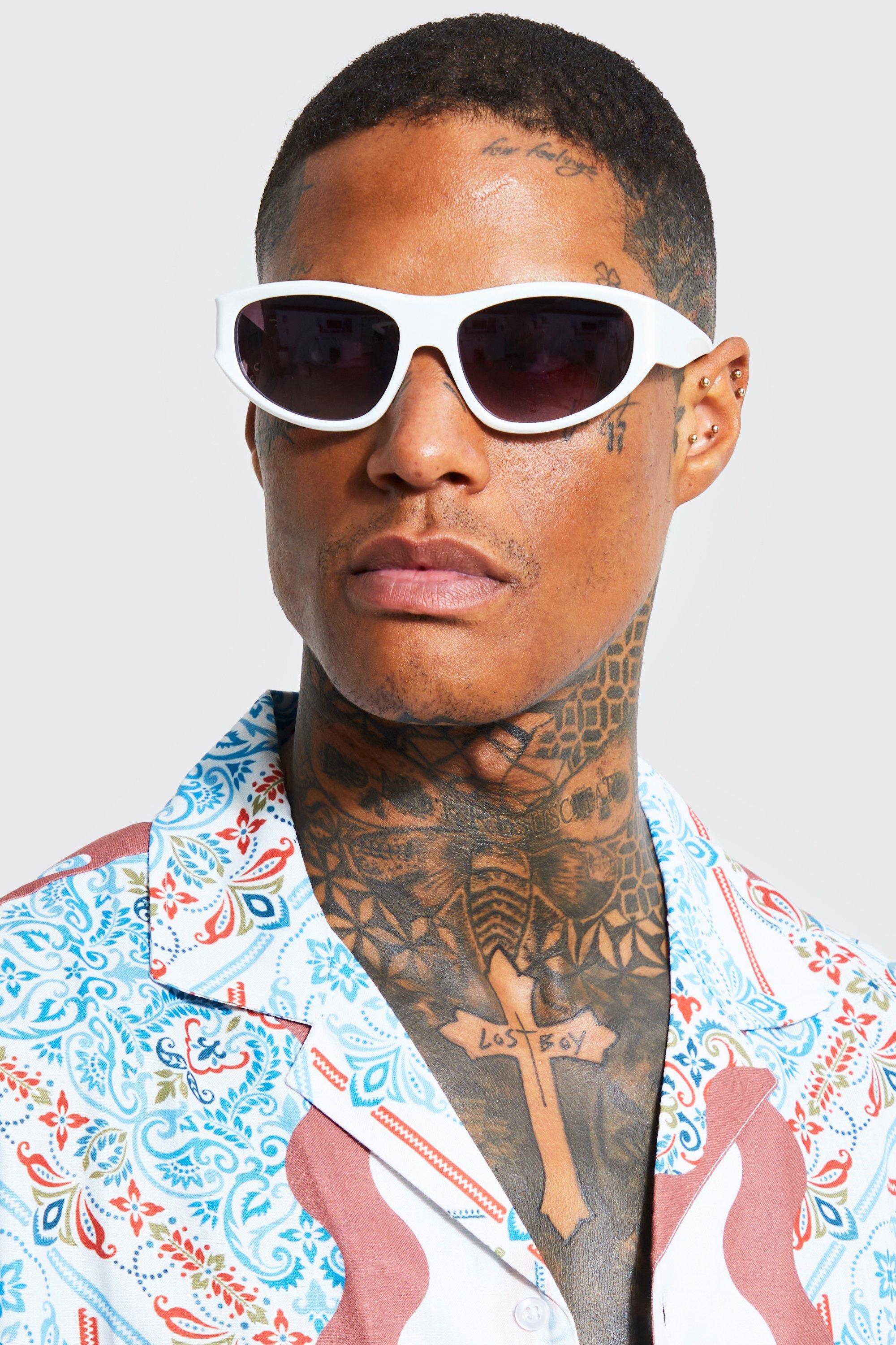 Mirrored store wrap sunglasses