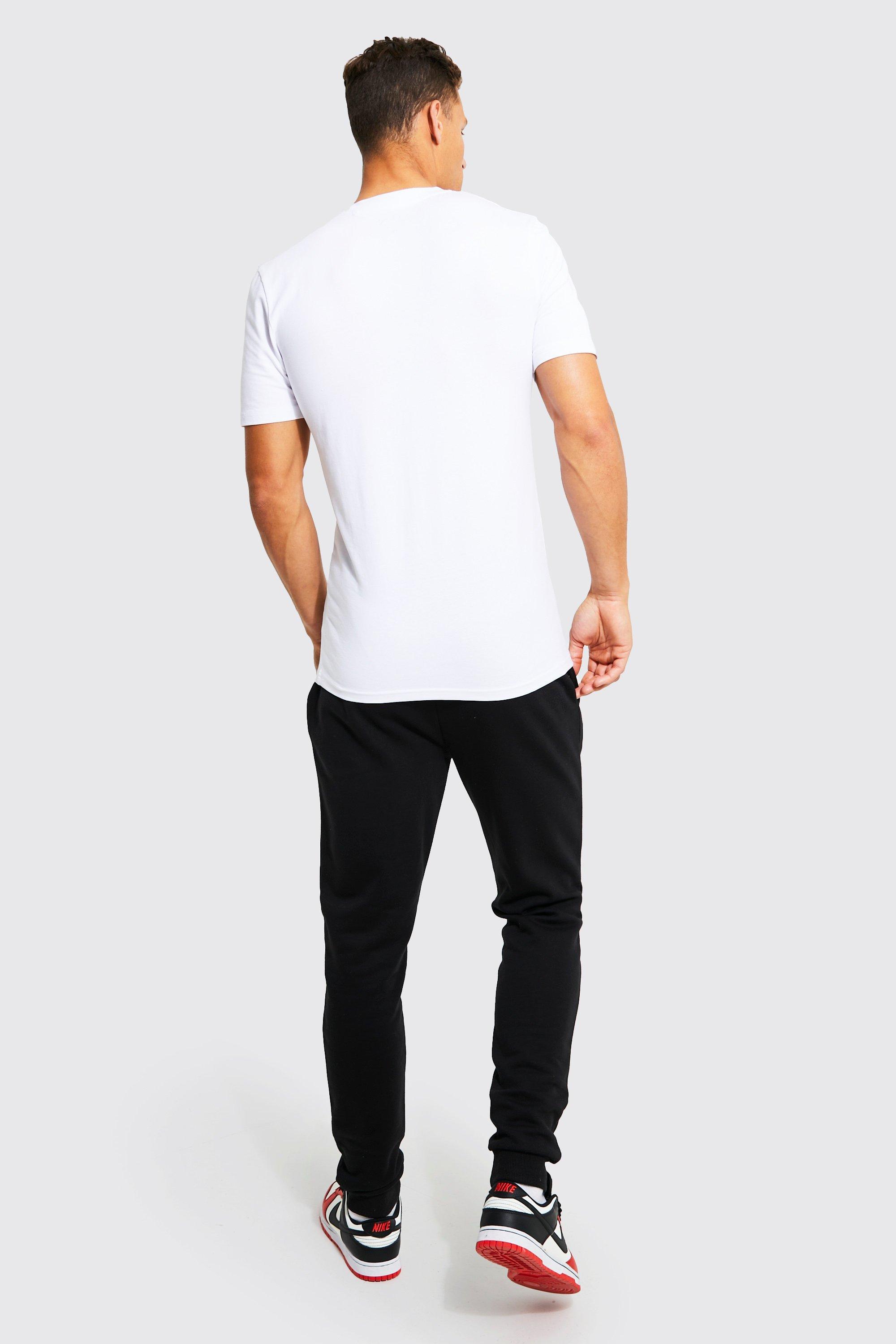 Men s Tall Basic Slim Fit Jogger Boohoo UK