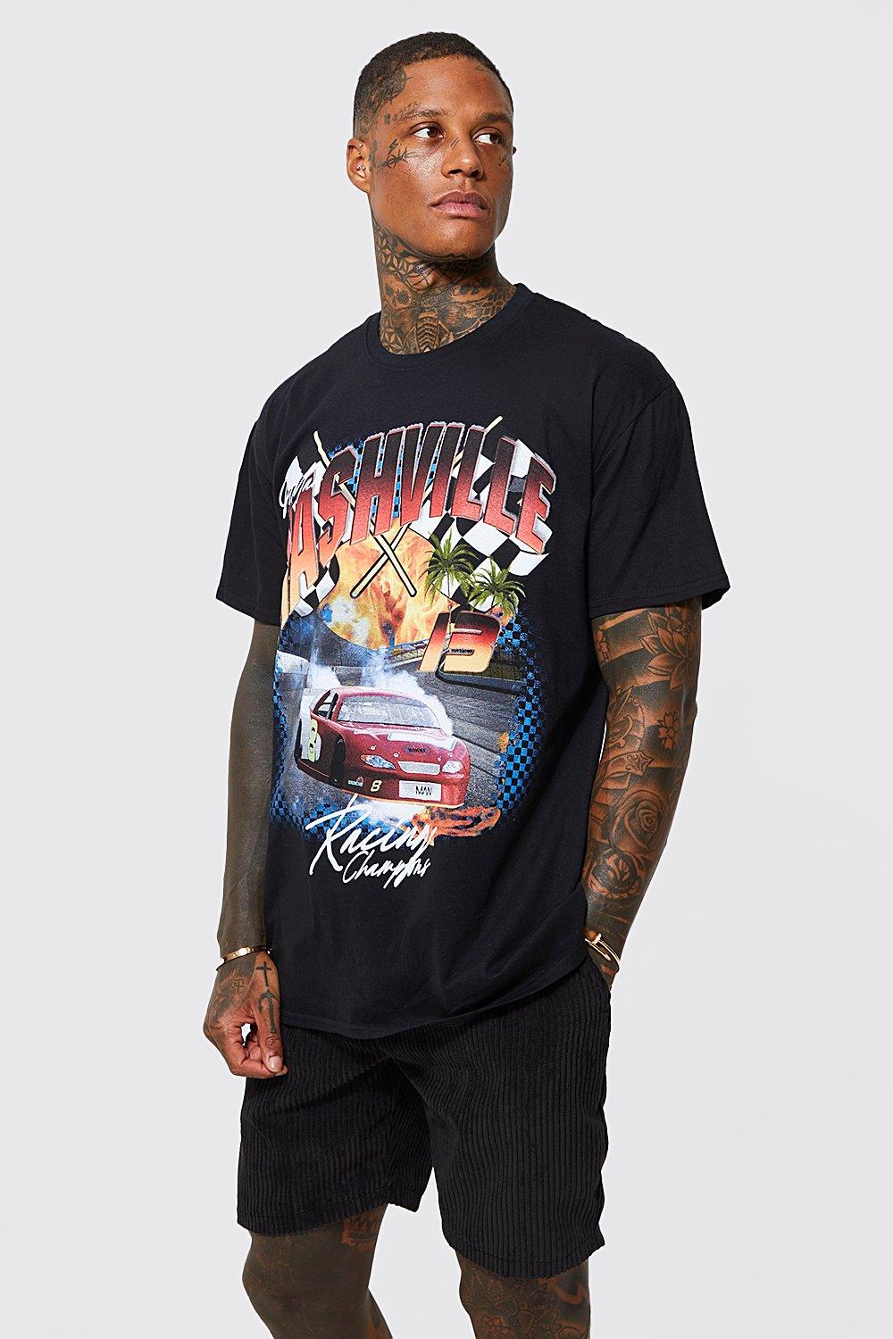graphic oversized t shirt mens