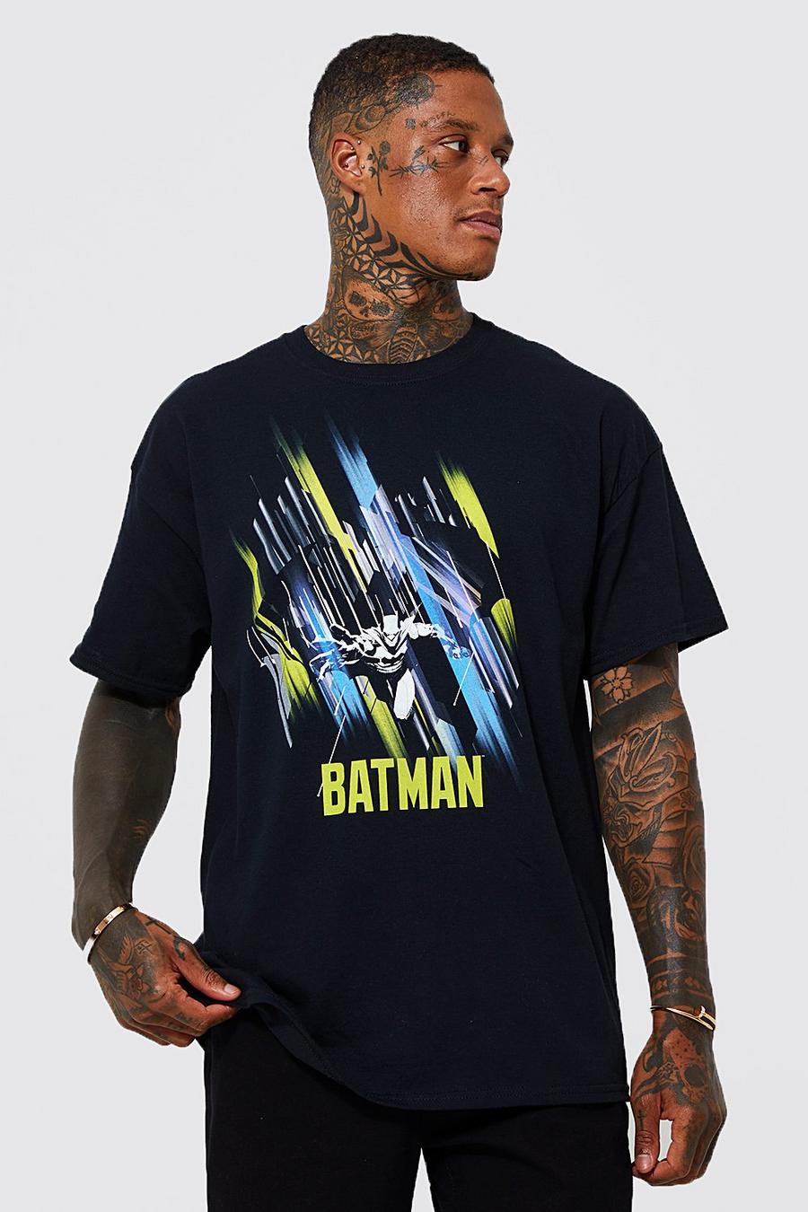 Black Batman License T-shirt image number 1