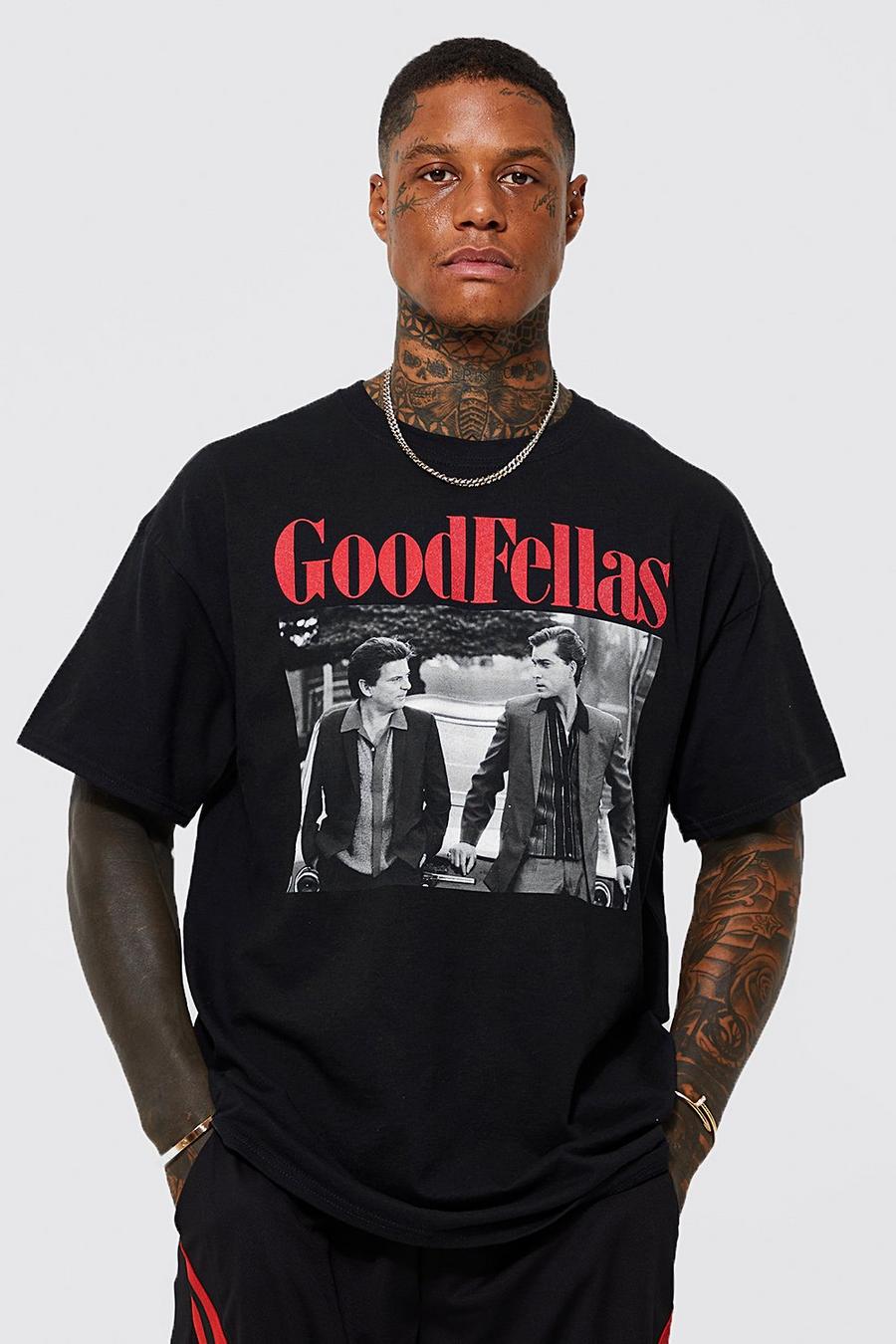 Black Oversized Gelicenseerd Goodfellas T-Shirt image number 1