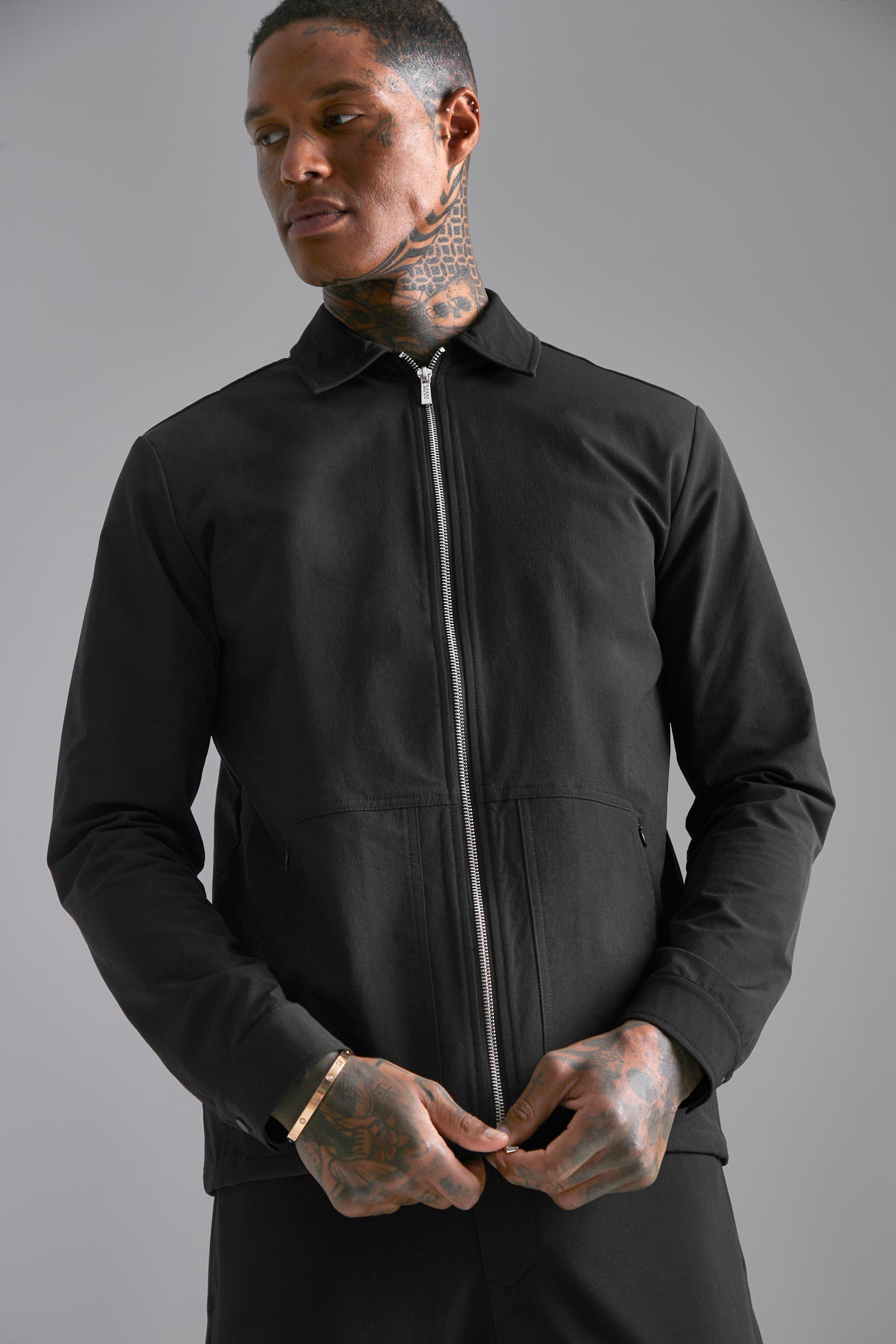 Veste homme - Noir en nylon