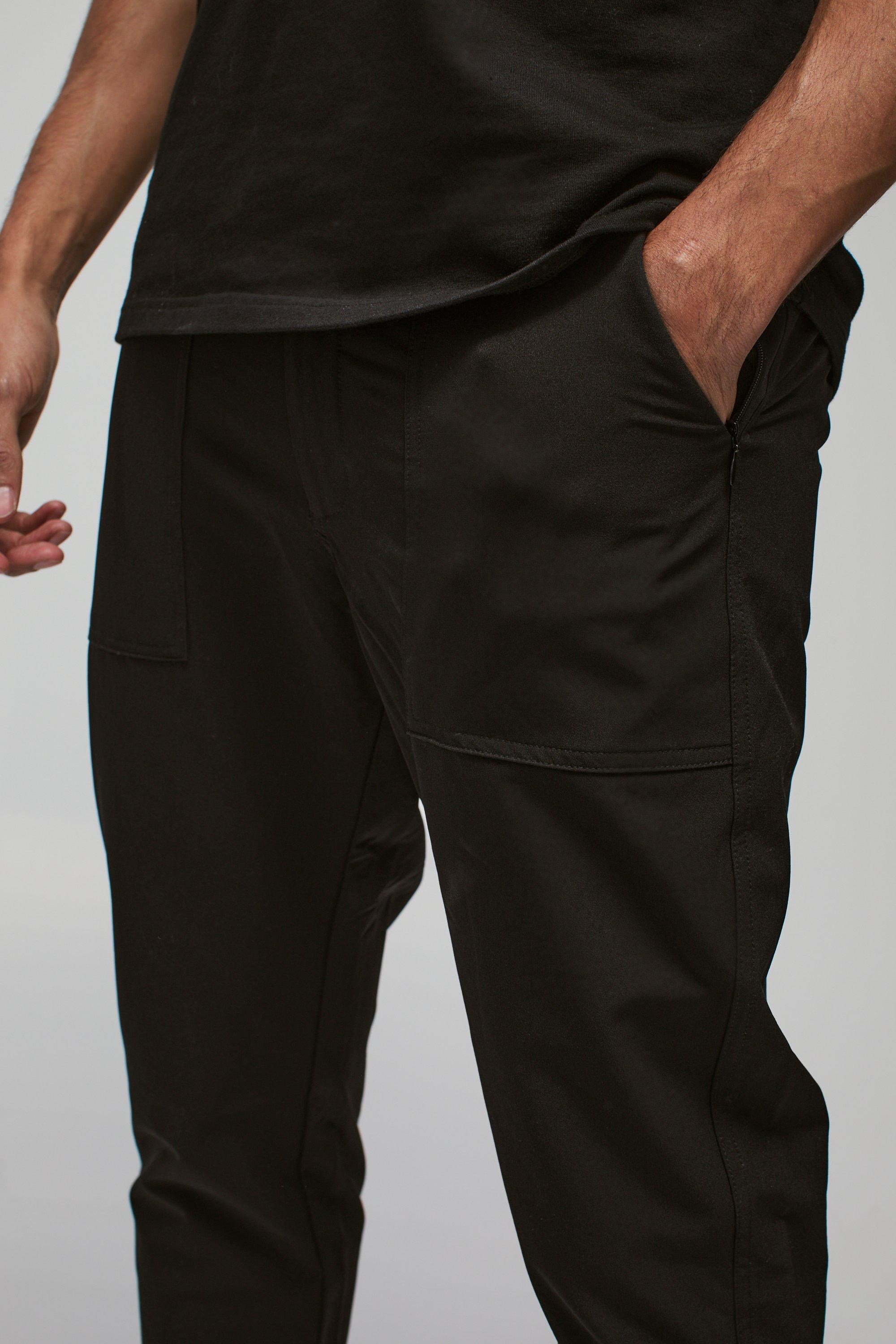 Nylon Technical Pants | boohoo USA