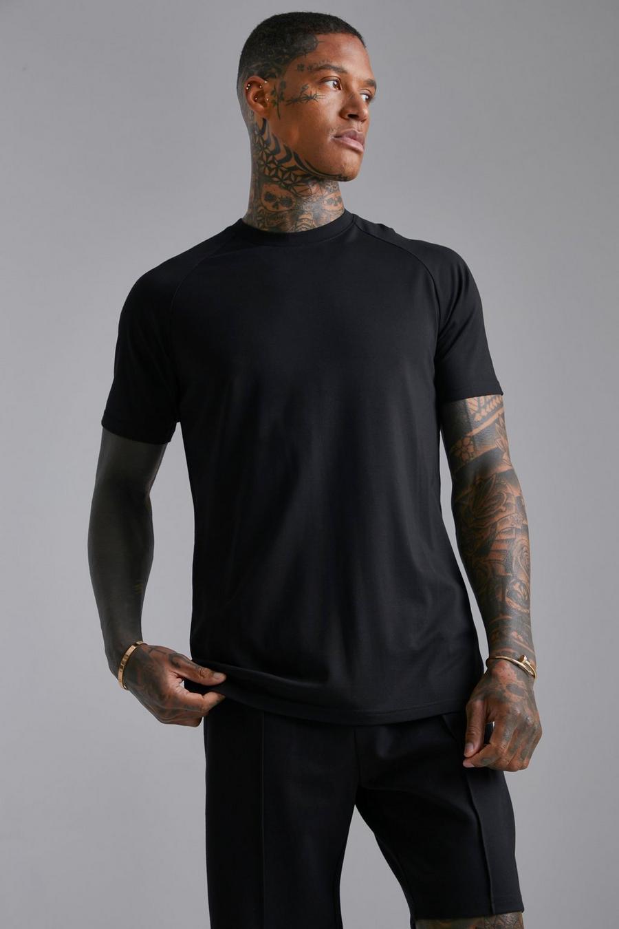 T-shirt en tissu premium, Black image number 1