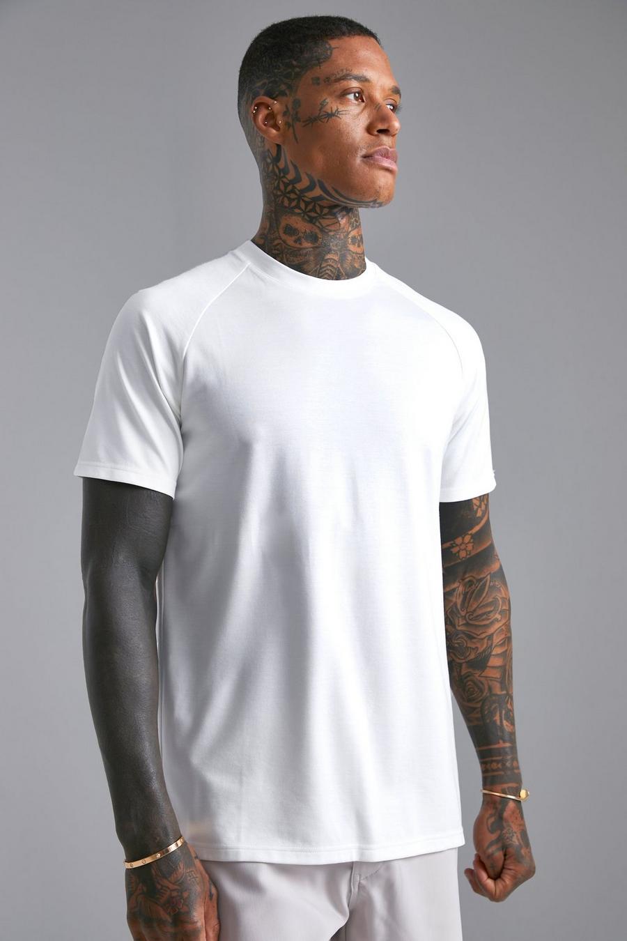 T-shirt en tissu premium, White