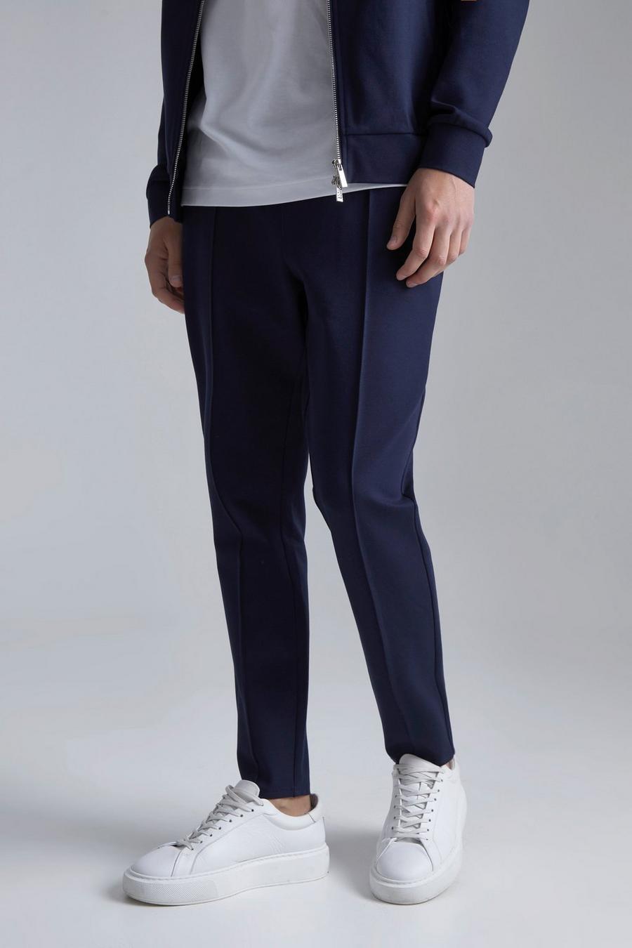 Navy Slim Fit Luxe Jogger