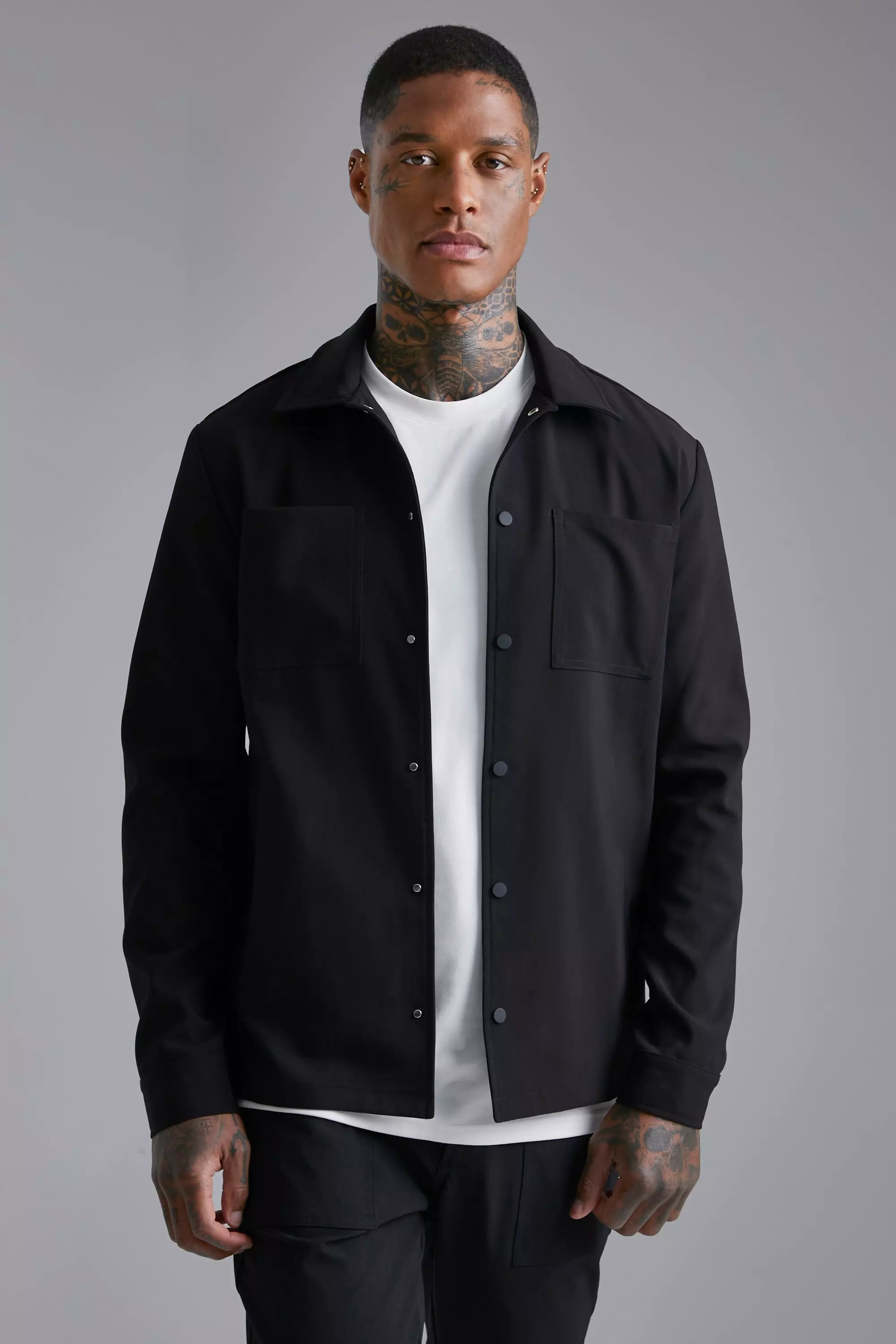 Black Tailored Jacket alternative image