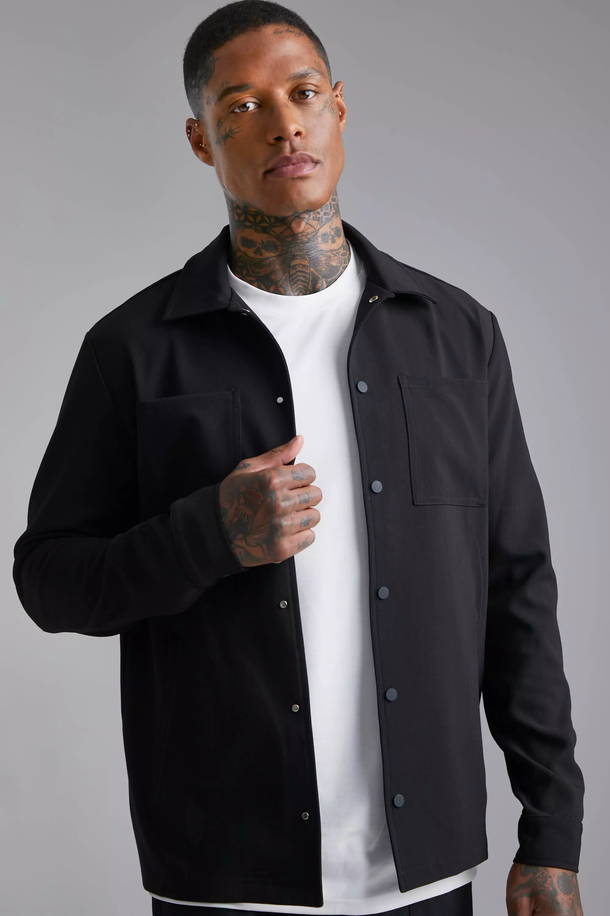 Black Tailored Jacket alternative image