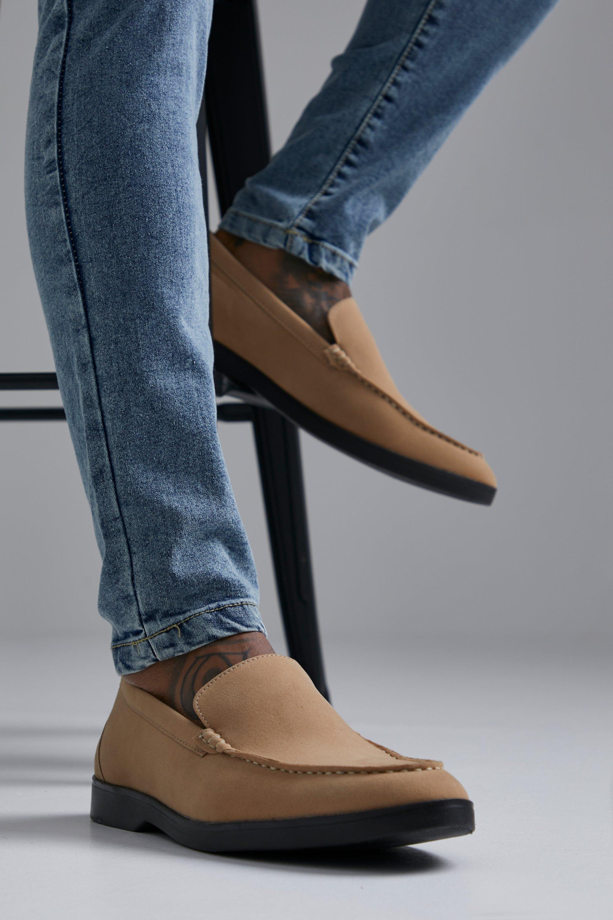 Suede instappers best sale