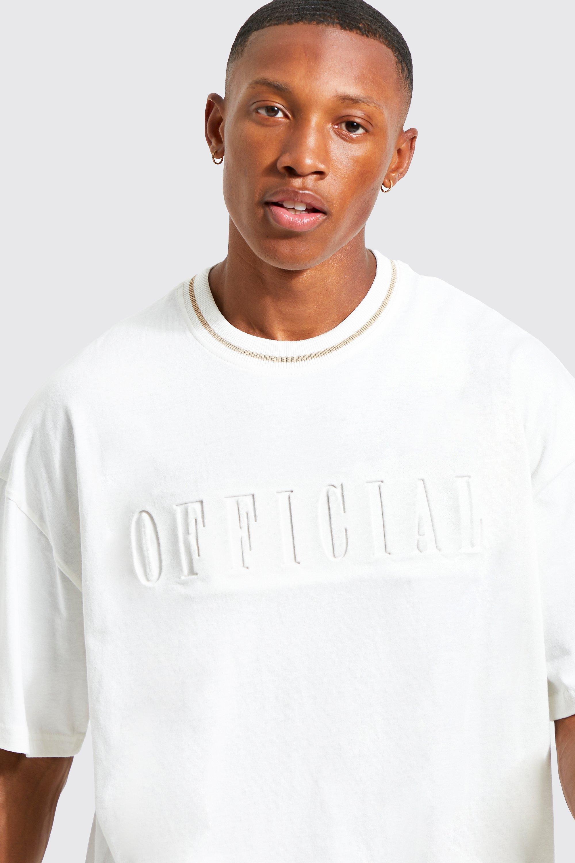 Oversized Extended Neck Waffle T-shirt